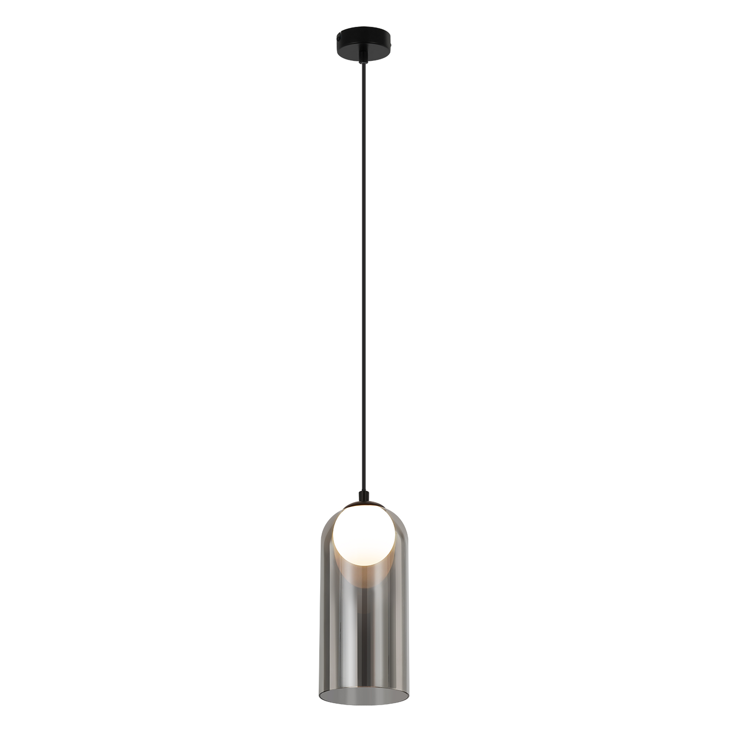H?ngelampe Esstisch Pendelleuchte Schwarz- 1 Flammig Nachtisch H?ngeleuchte Glas Vintage Esstischlampe H?ngend G9 Pendellampe H?henverstellbar f¨¹r Wohnzimmer Schlafzimmer (ohne Leuchtmittel)