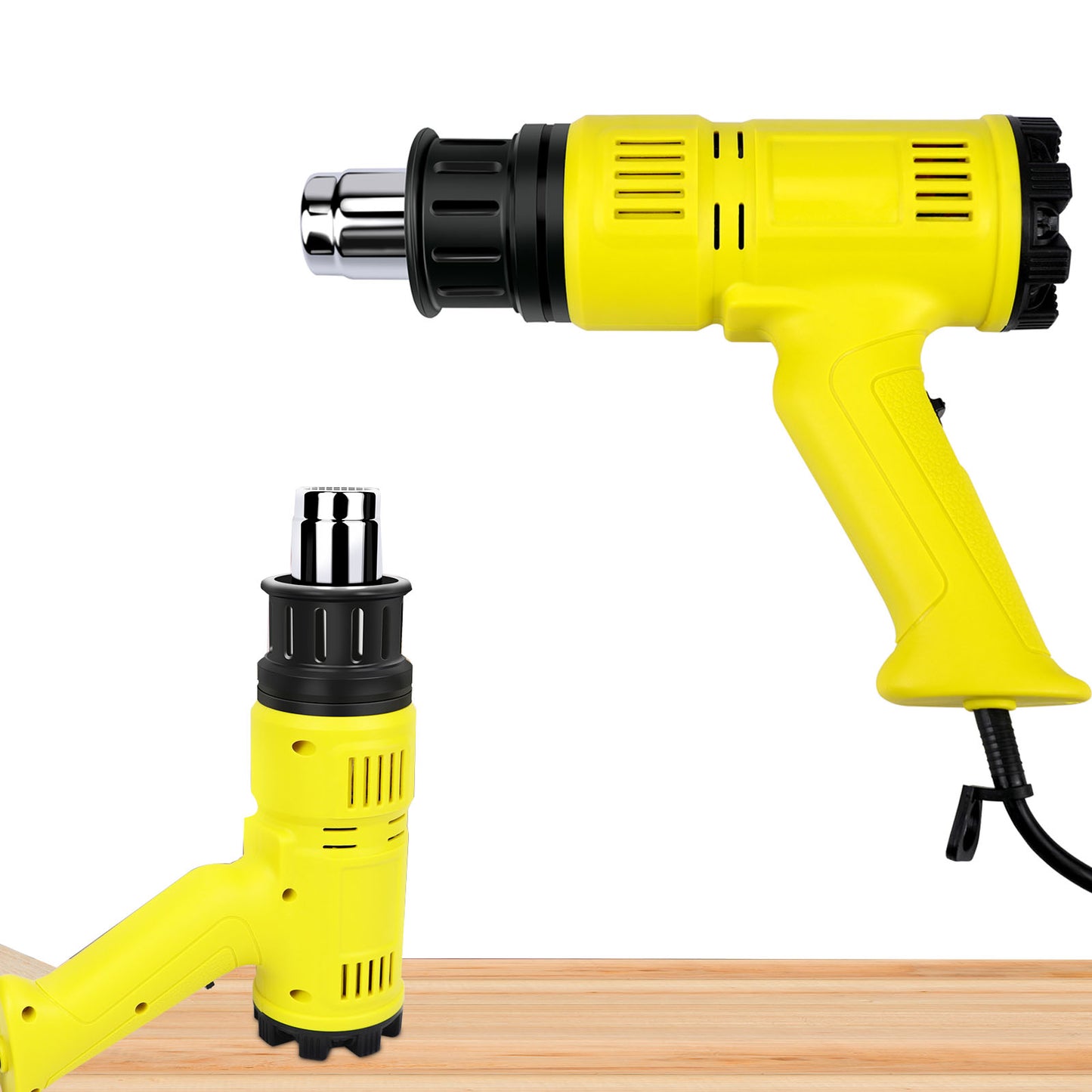 ZMH Hei?luftf?n 2000W Hei?luftpistole Regelbar - Heissluftf?hn Kit 60¡æ- 600¡æ Heissluftpistole Stufenlos Temperaturregler Hei?luftgebl?se heat gun zum L?ten,Kerzen,Basteln,Schrumpfschlauch