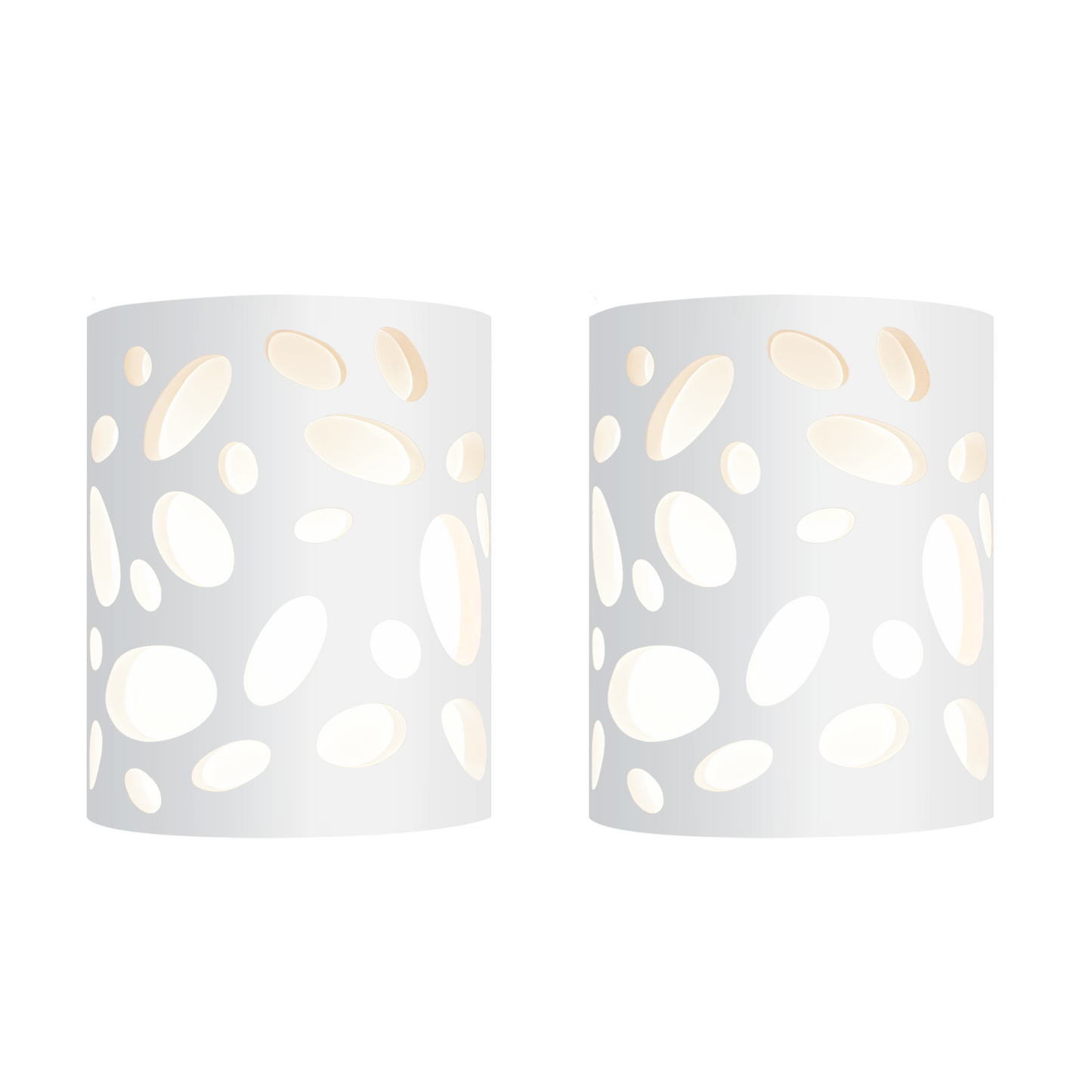 ZMH Wandleuchte Innen Wandlampe Flur - Up and Down Leuchten Modern Design Wandleuchten E14 Flurlampe Wei? Gipsleuchte Treppenhaus Wandlicht f¨¹r Wohnzimmer K¨¹che - Ohne Leuchtmittel