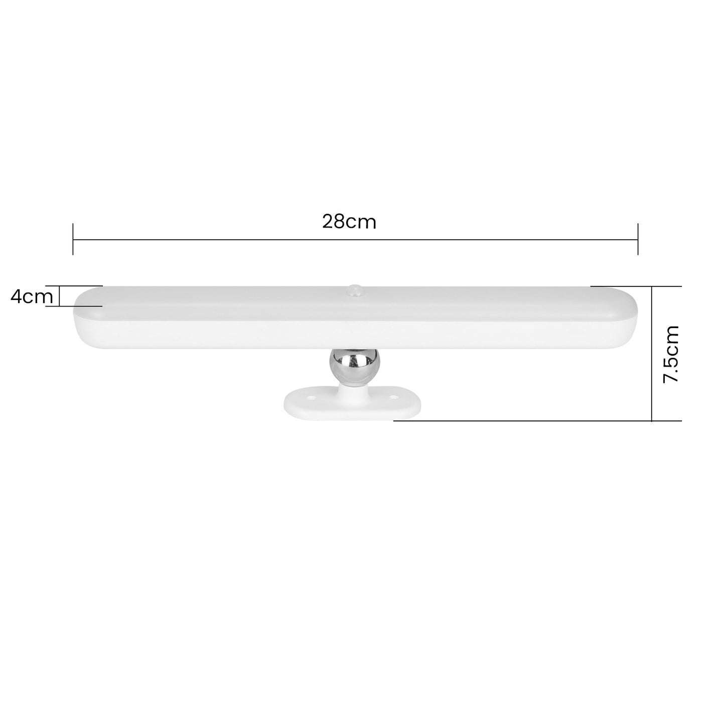 ZMH Unterbauleuchte K¨¹che LED Dimmbar Schminktisch Lampe mit Bewegungssensor - Kabellos Spiegellampe USB Aufladbar Akku Schranklicht Magnet Unterschrank Beleuchtung 360¡ã Schwenkbar K¨¹chenlampe
