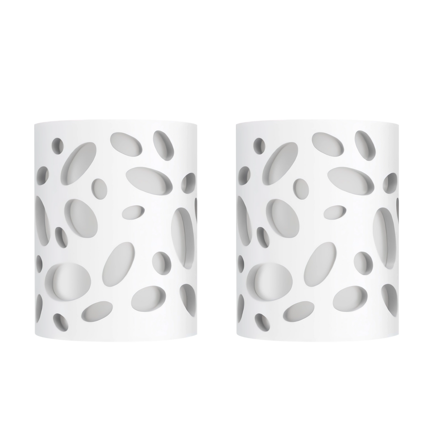 ZMH Wandleuchte Innen Wandlampe Flur - Up and Down Leuchten Modern Design Wandleuchten E14 Flurlampe Wei? Gipsleuchte Treppenhaus Wandlicht f¨¹r Wohnzimmer K¨¹che - Ohne Leuchtmittel