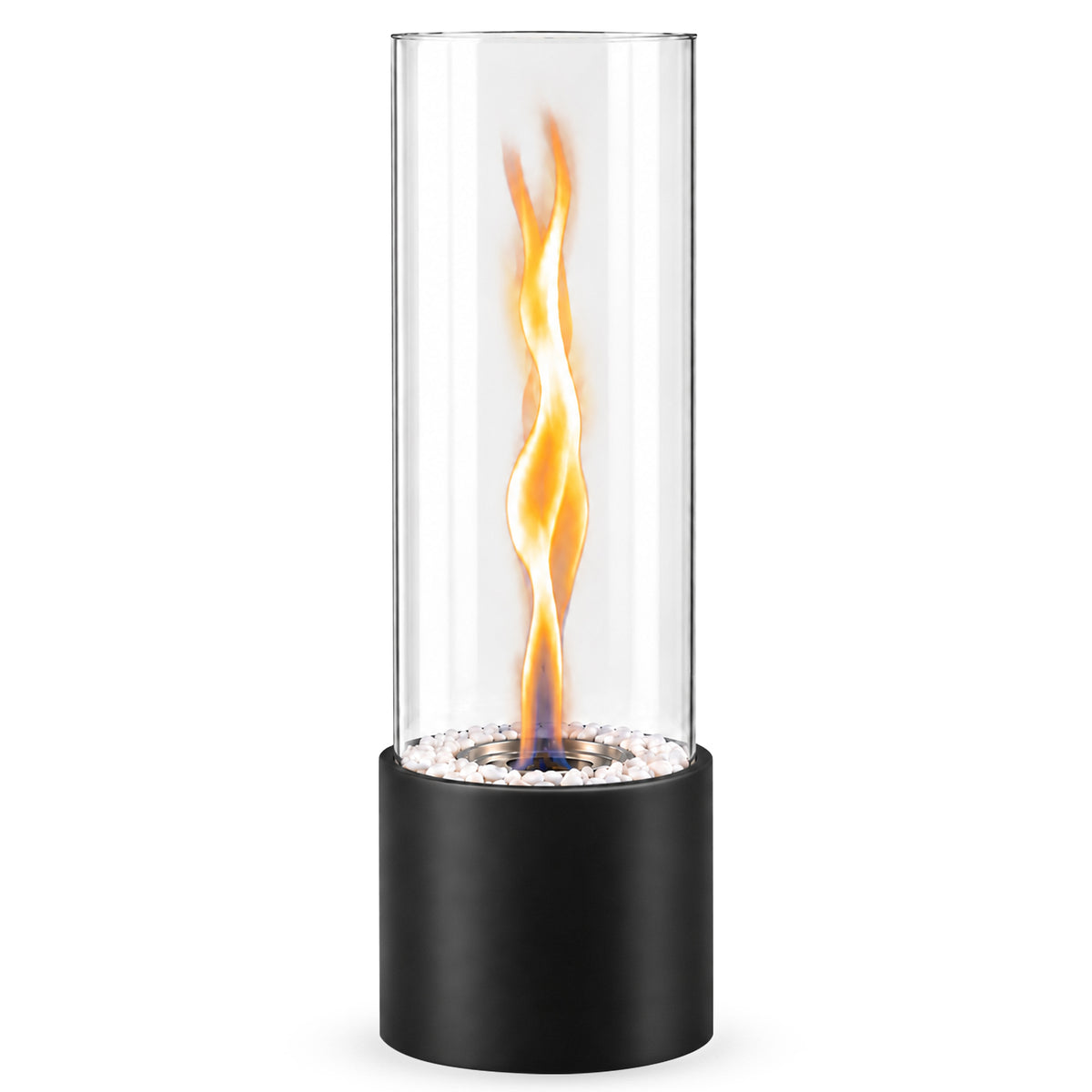Bioethanol Tischkamin Groß 16 × 40,5 cm – Rauchfrei & Windgeschützt für Innen und Außen