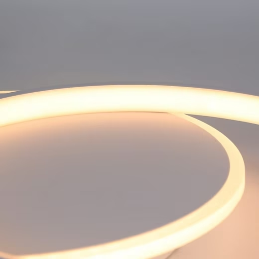 ZMH LED Deckenleuchte Wohnzimmer Dimmbar Deckenlampe mit 2 Rund Ring/Quradratisch, Augenschutz, LED fest integriert, Tageslichtwei?, 35W, 2800lm