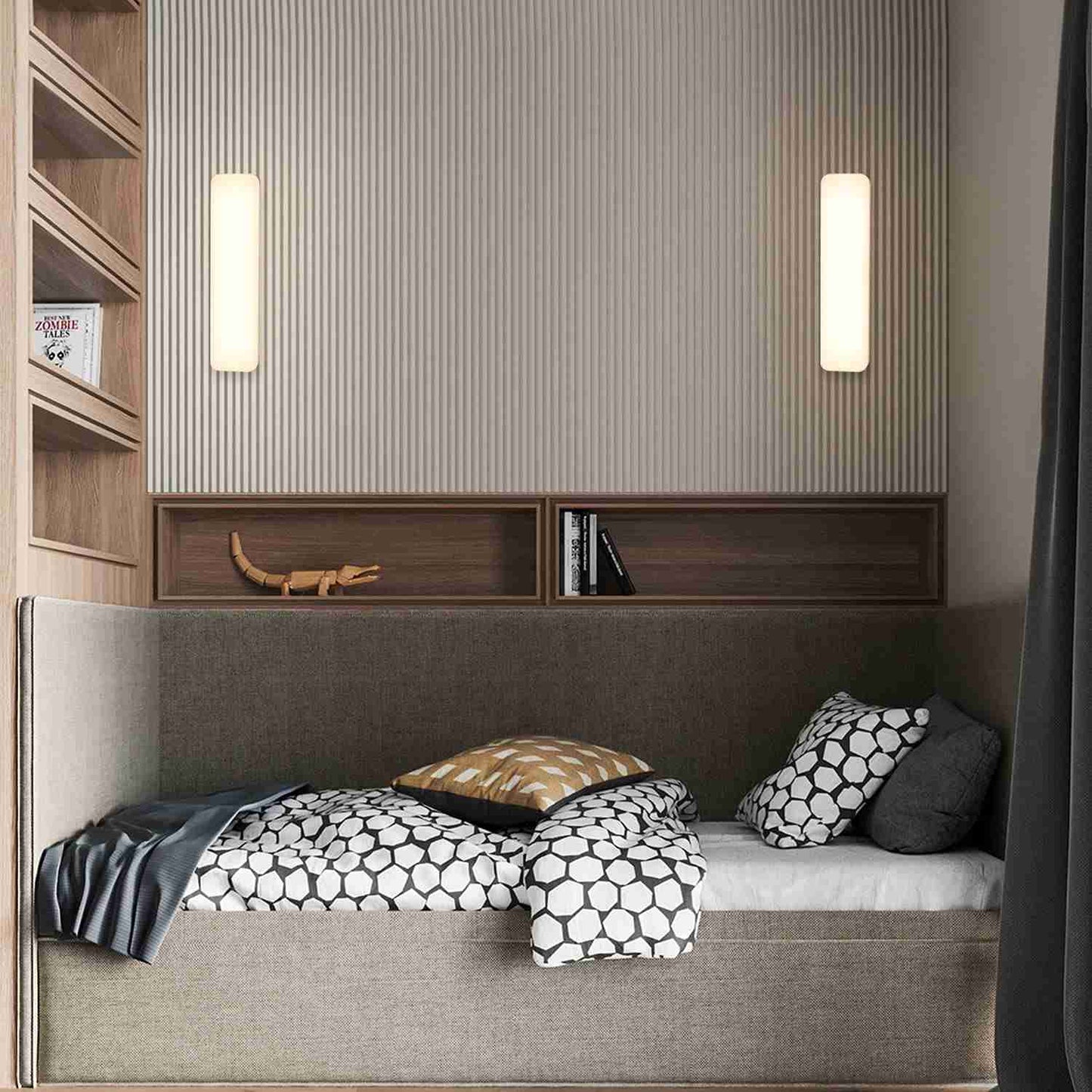 ZMH Deckenlampe LED Deckenleuchte K¨¹che - 20cm Tageslicht Decke Wei? K¨¹chenlampe Lang 13W Flurlampe Innen Kellerlampe 4000K Neutralwei? Tageslichtlampe f¨¹r Flur Keller Garage B¨¹ro Schlafzimmer