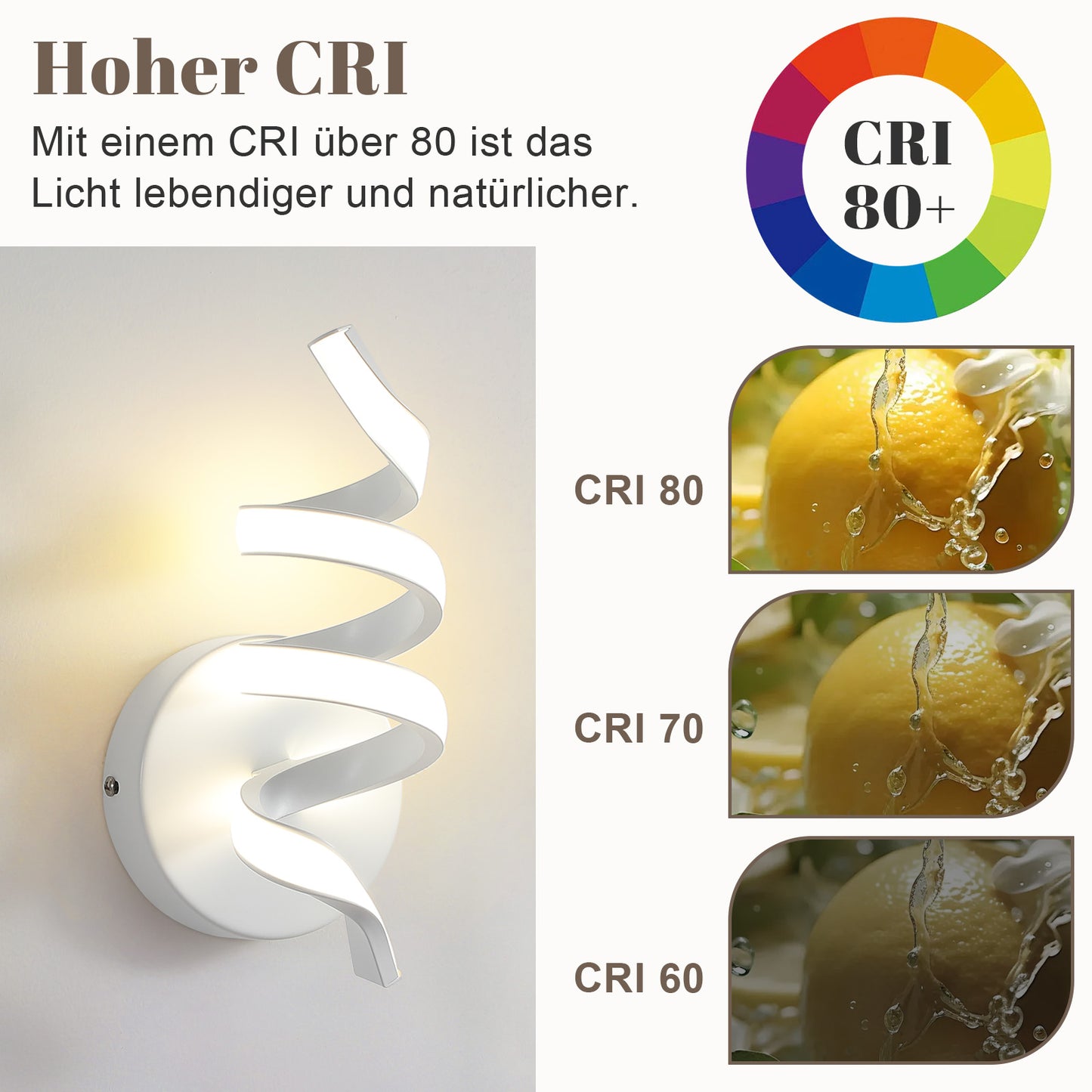 ZMH Wandleuchte Innen LED Wandlampe: Treppenhaus Wohnzimmer Schlafzimmer Flur Modern Design Wand Lampe 7W Wei? Wandleuchten Badezimmer Warmwei? 3000K