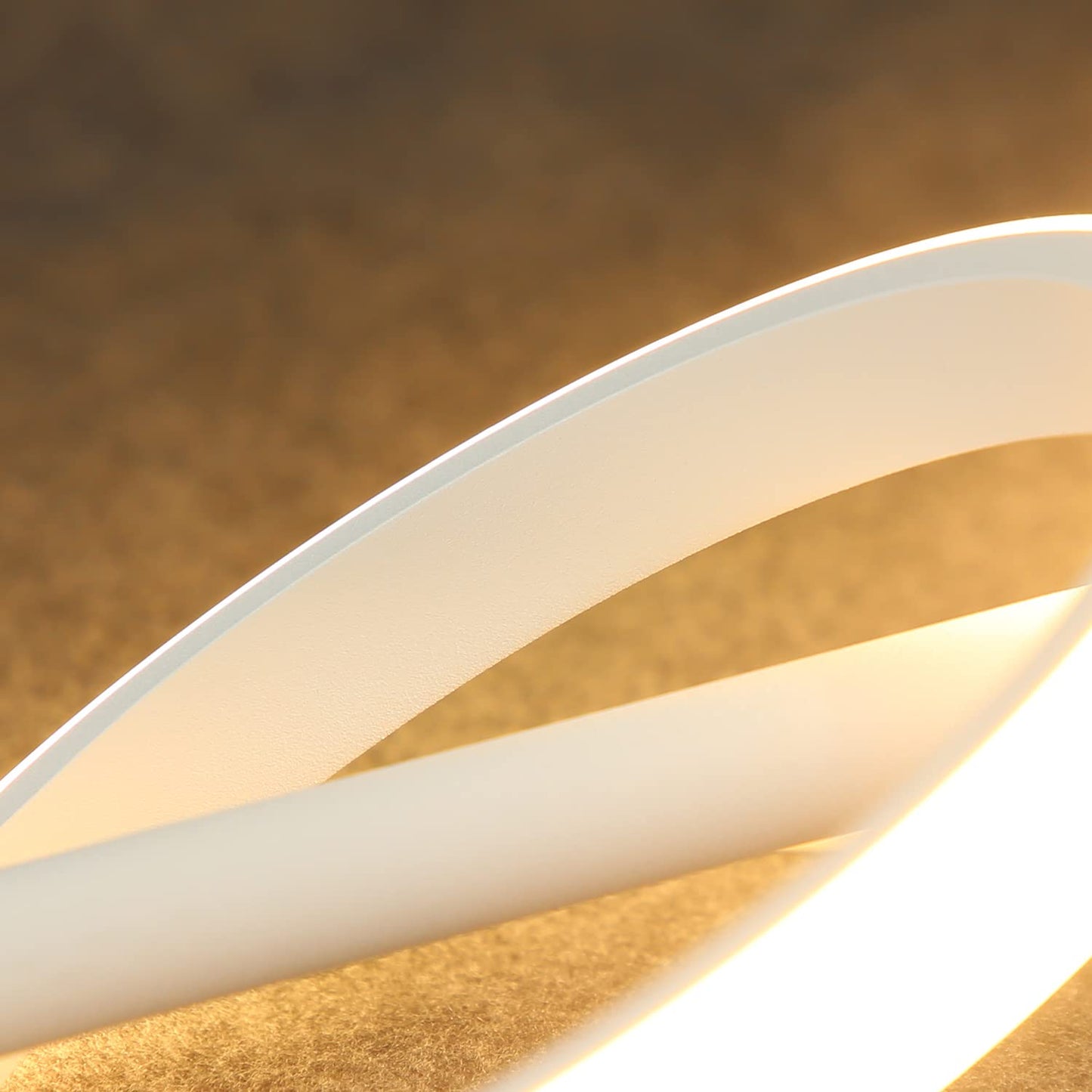 ZMH Tischlampe Modern LED Tischleuchte - Wei? Ringform Nachttischlampe Drehbaren Abnehmbar Ringen 13W 3000K Warmwei? f¨¹r Schlafzimmer Wohnzimmer Kinderzimmer B¨¹ro