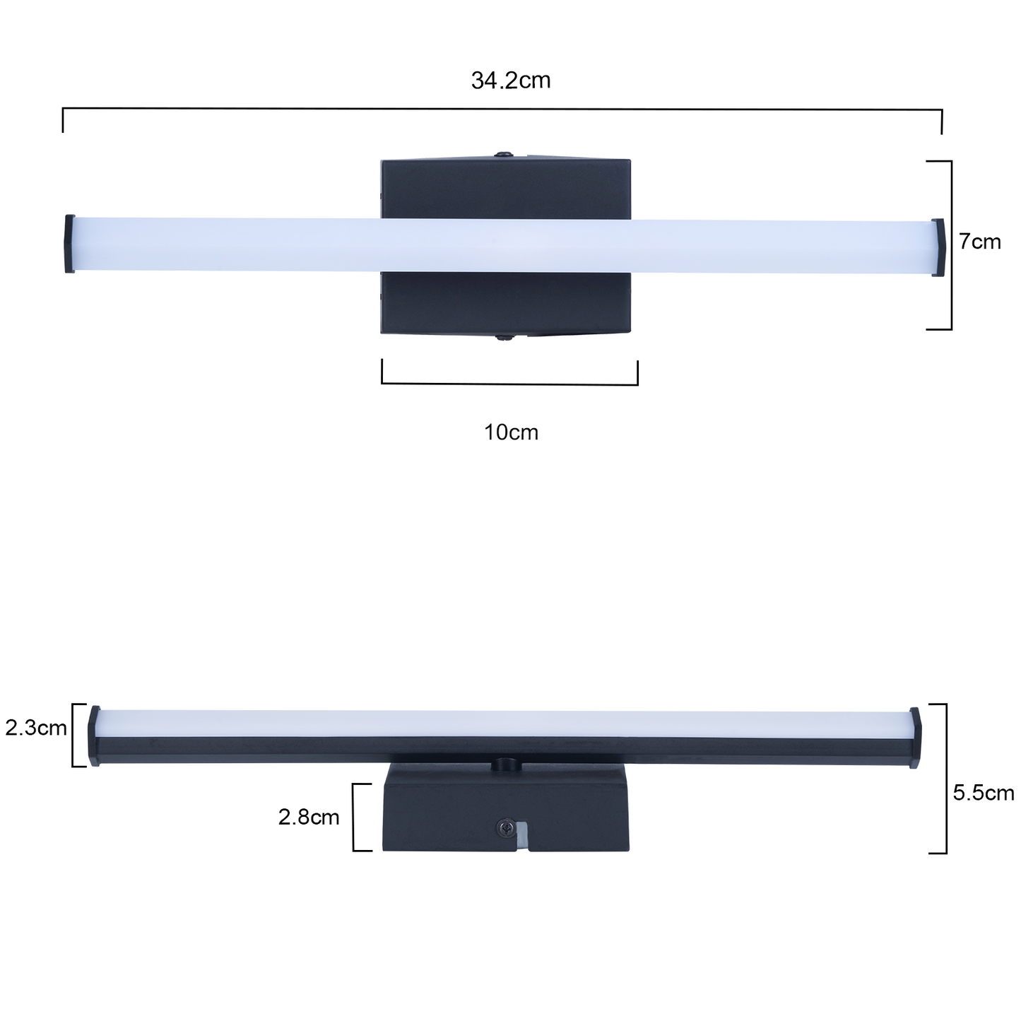 ZMH LED Deckenlampe Flur Deckenleuchte - Schwarz 6W Flurlampe 3000K Warmwei? K¨¹chenlampe Modern Schlafzimmerlampe Linien-Design Deckenbeleuchtung f¨¹r K¨¹che Schlafzimmer Treppenhaus Wohnzimmer