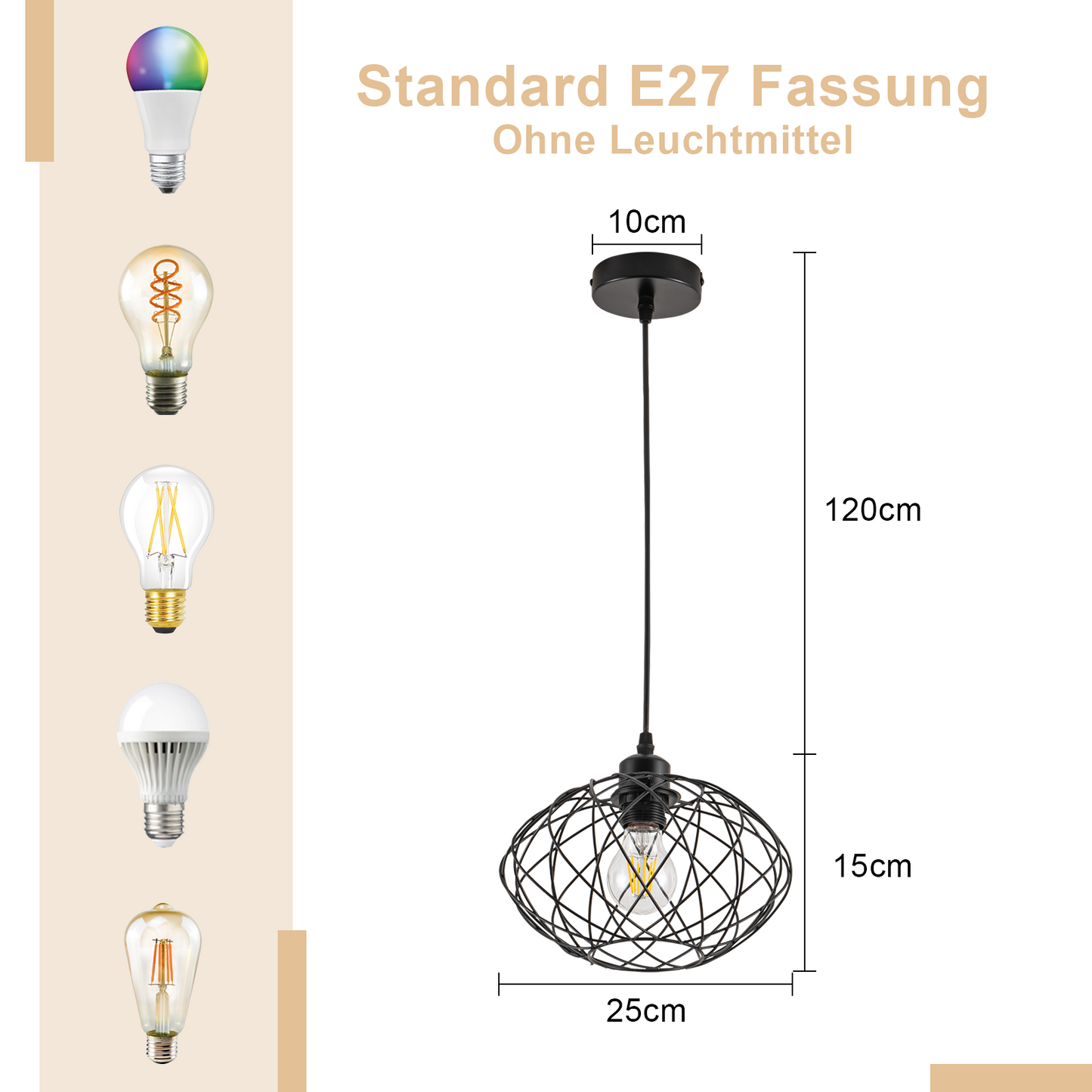 H?ngelampe Industrial Schwarz Pendelleuchte - H?ngeleuchte Metall Vintage E27 Pendellampe Retro Esszimmer Lampe K¨¹che H?ngend Wohnzimmer Flur Ohne Leuchtmittel