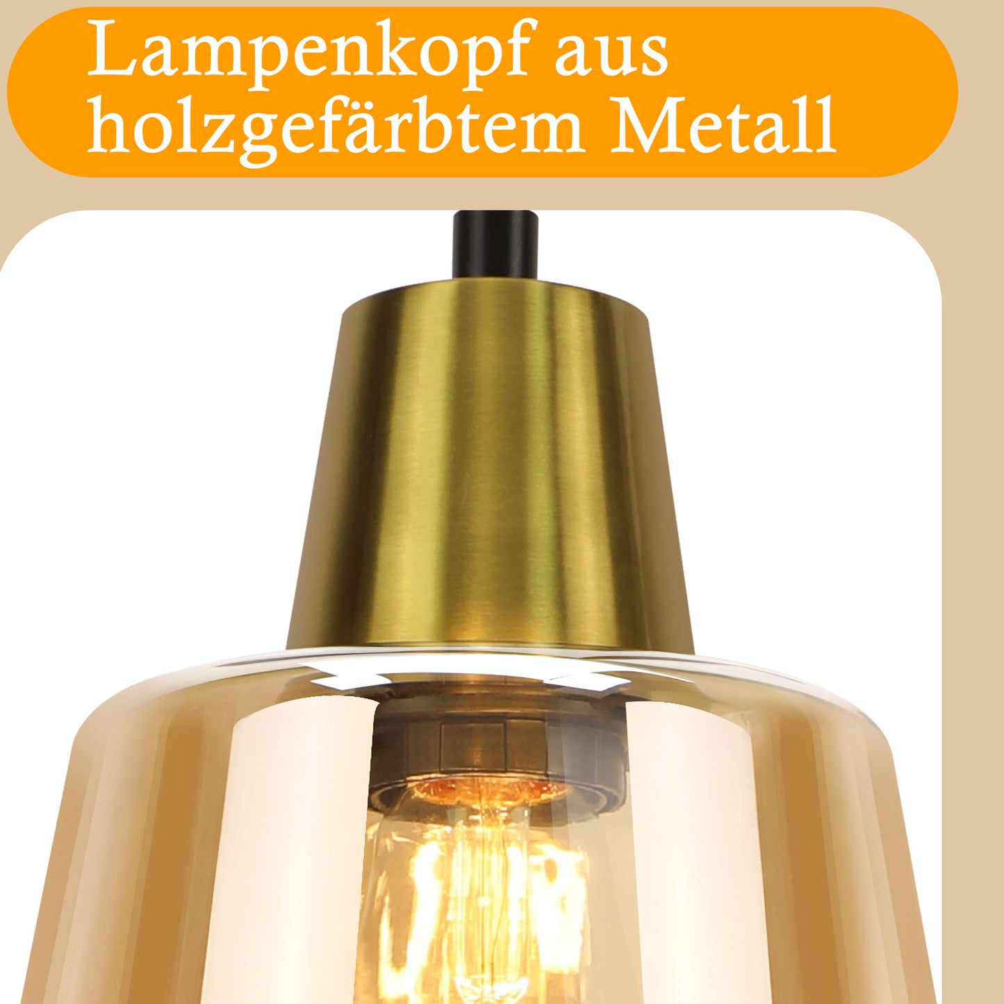 Pendelleuchte Esstisch H?ngelampe Wohnzimmer - Esstischlampe Glas E27 H?ngeleuchte Schlafzimmer 1 Flammig Pendellampe Vintage Retro Esszimmerlampe Transparent f¨¹r K¨¹che Hotel(ohne Leuchtmittel)