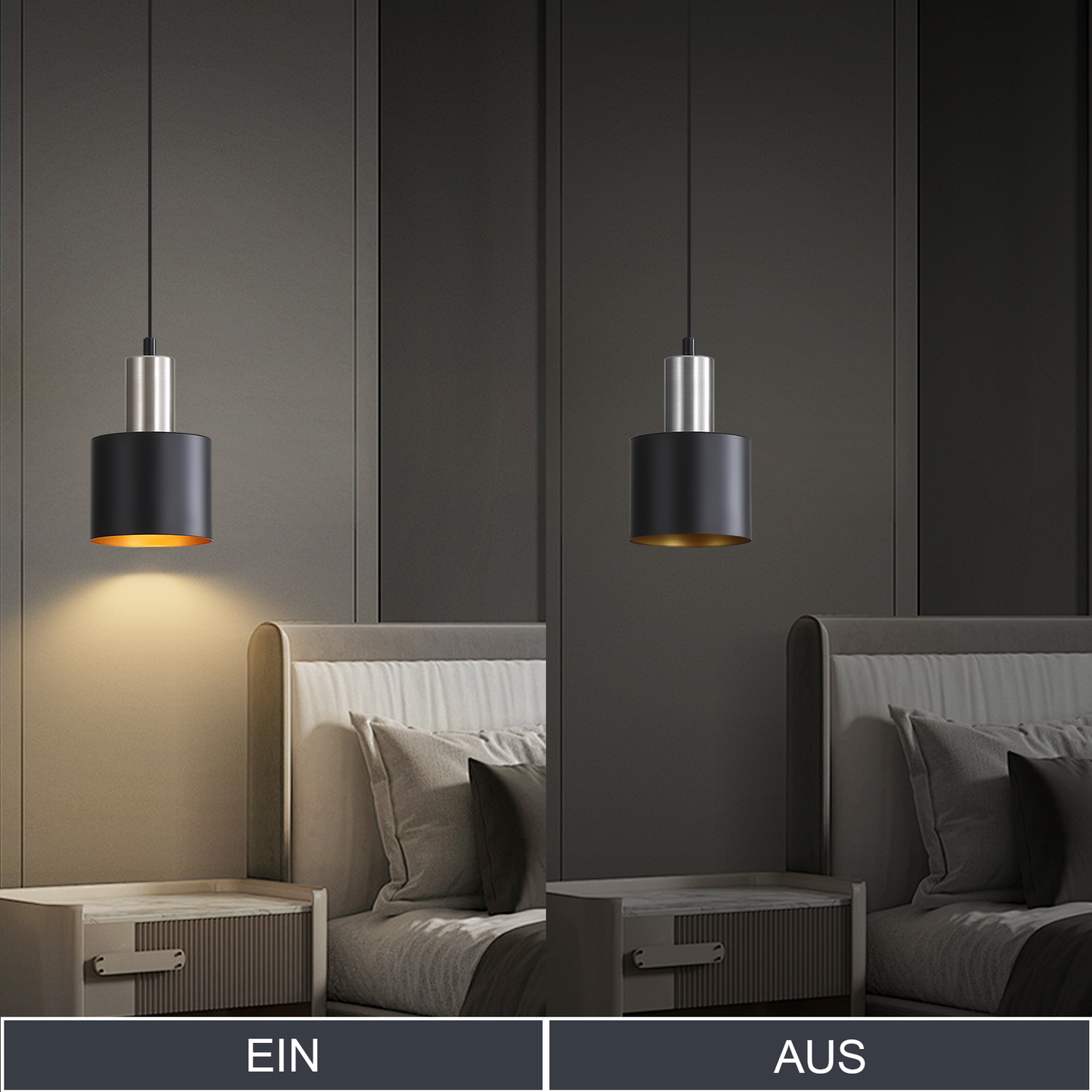 H?ngelampe Esstisch Pendelleuchte E27 Schwarz - H?ngeleuchte Retro Schlafzimmerlampe Nachttisch H?henverstellbar K¨¹chenlampe H?ngend Esszimmerlampe Vintage Industrial Ohne Leuchtmittel