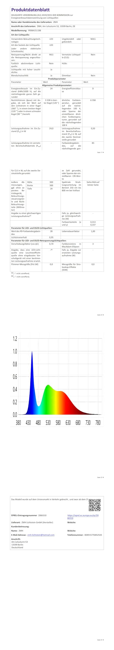 ZMH Deckenlampe LED Deckenleuchte Badezimmer - Ø30cm Badezimmerlampe Flach Schlafzimmerlampe Rund Küchenlampe 24W Schlafzimmer Deckenbeleuchtung Flurlampe Kaltweiß Badlampe IP44 für Küche Flur Bad