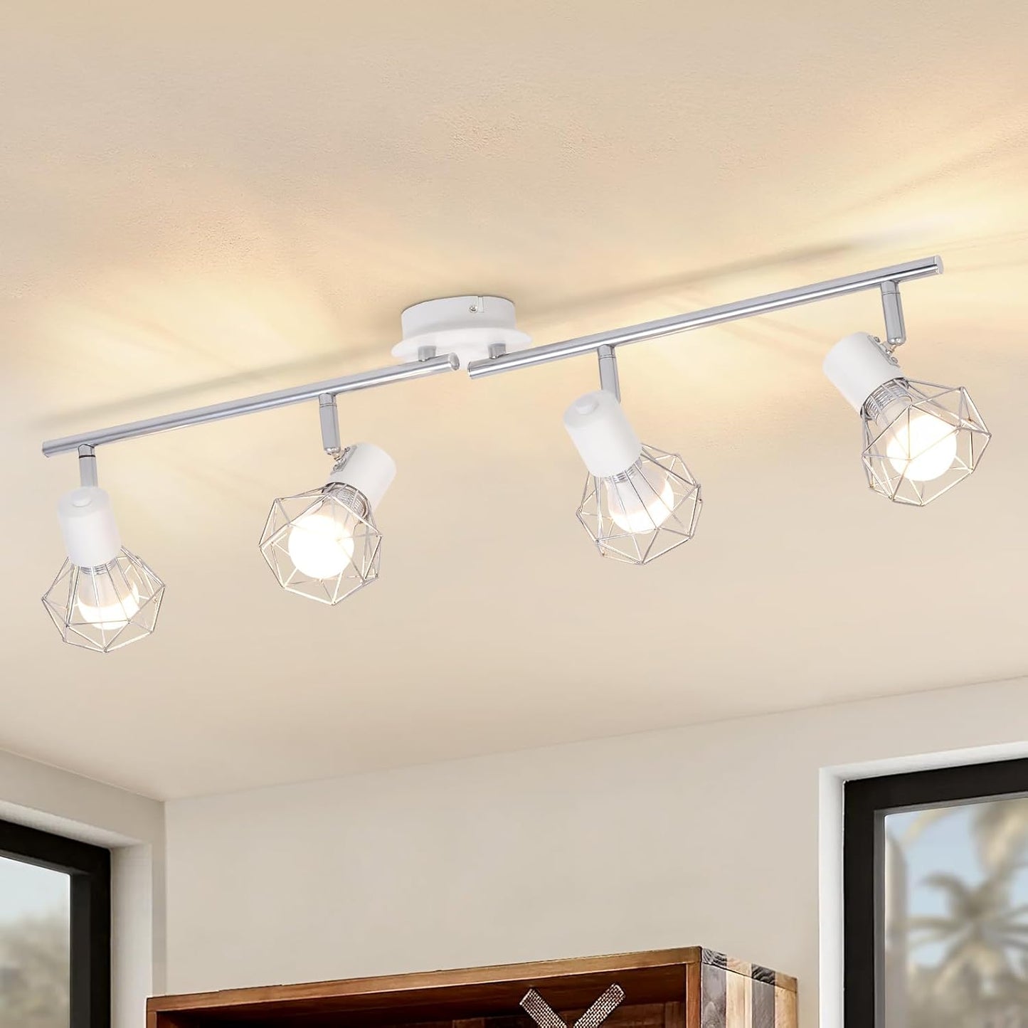 ZMH H?ngelampe Vintage H?ngeleuchte Esstisch Pendelleuchte Metall E14 1 Flammig H?henverstellbar Esszimmerlampe Wei? Esstischlampe k¨¹chenlampe h?ngend f¨¹r Esszimmer K¨¹che schlafzimmer Wohnzimmer