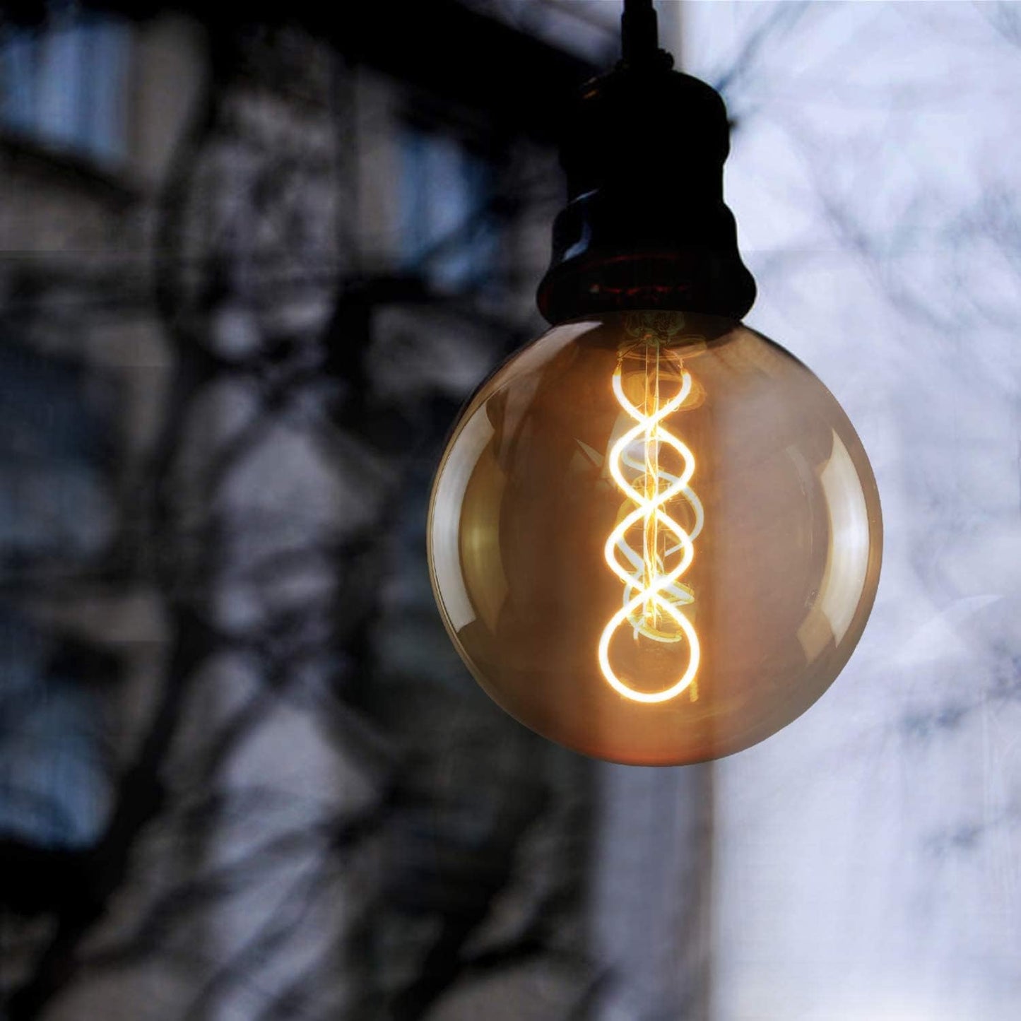 ZMH LED Gl¨¹hlampe E27 4W Retro Edison Gl¨¹hbirne Gro? Dekorative Filament Globelampen G125 Warmwei? Antike Bulb f¨¹r Nostalgie und Retro Beleuchtung im Restaurant Wohnzimmer Caf¨¦ Nicht Dimmbar