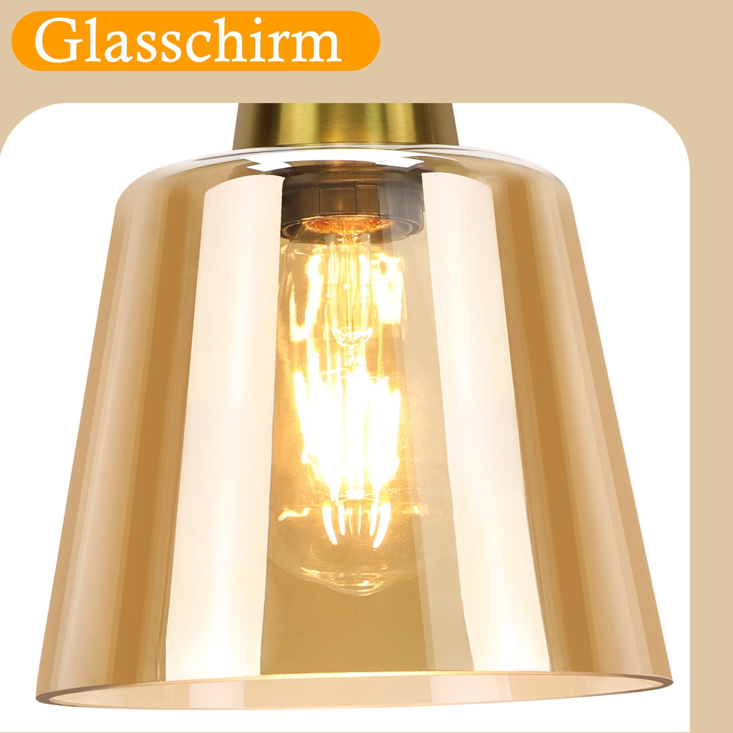 Pendelleuchte Esstisch H?ngelampe Wohnzimmer - Esstischlampe Glas E27 H?ngeleuchte Schlafzimmer 1 Flammig Pendellampe Vintage Retro Esszimmerlampe Transparent f¨¹r K¨¹che Hotel(ohne Leuchtmittel)