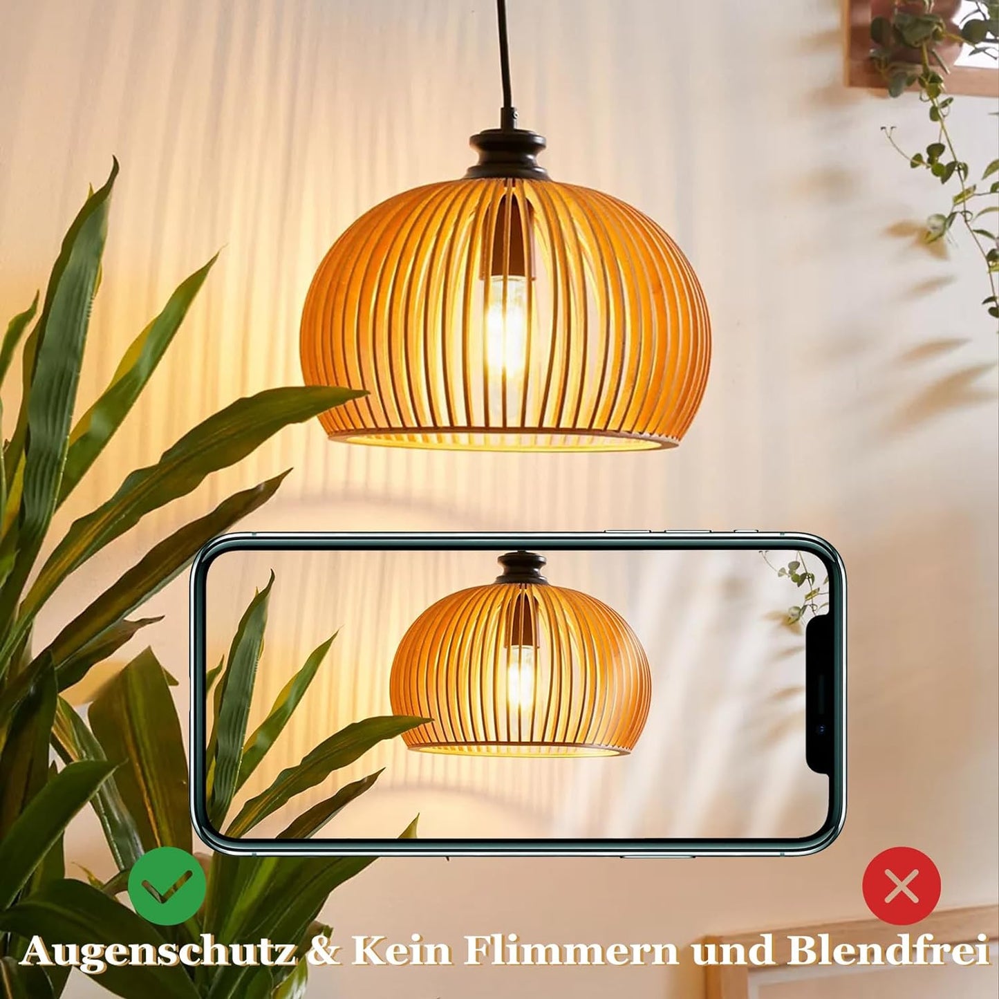 ZMH Gl¨¹hbirne E27 LED Warmweiss - 6er Pack - T30 LED Lampe 4W Edison Vintage Leuchtmittel 2700K Warmwei? Licht Birne Retro Filament Energiesparlampe E27 Sockel Nicht Dimmbar Light Bulbs