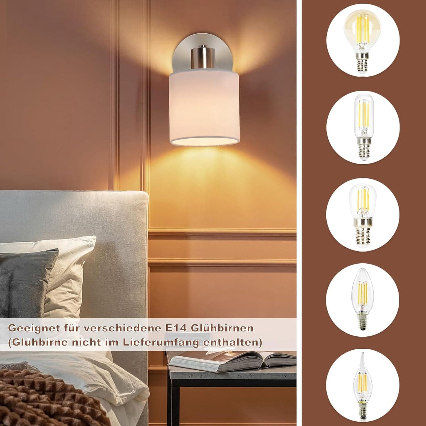 ZMH Deckenleuchte 1 Flammig Deckenlampe Flur - Deckenstrahler Modern Deckenspot Silber Wandstrahler Schwenkbar 350¡ã E14 MAX.40W lampe f¨¹r Wohnzimmer Schlafzimmer K¨¹che