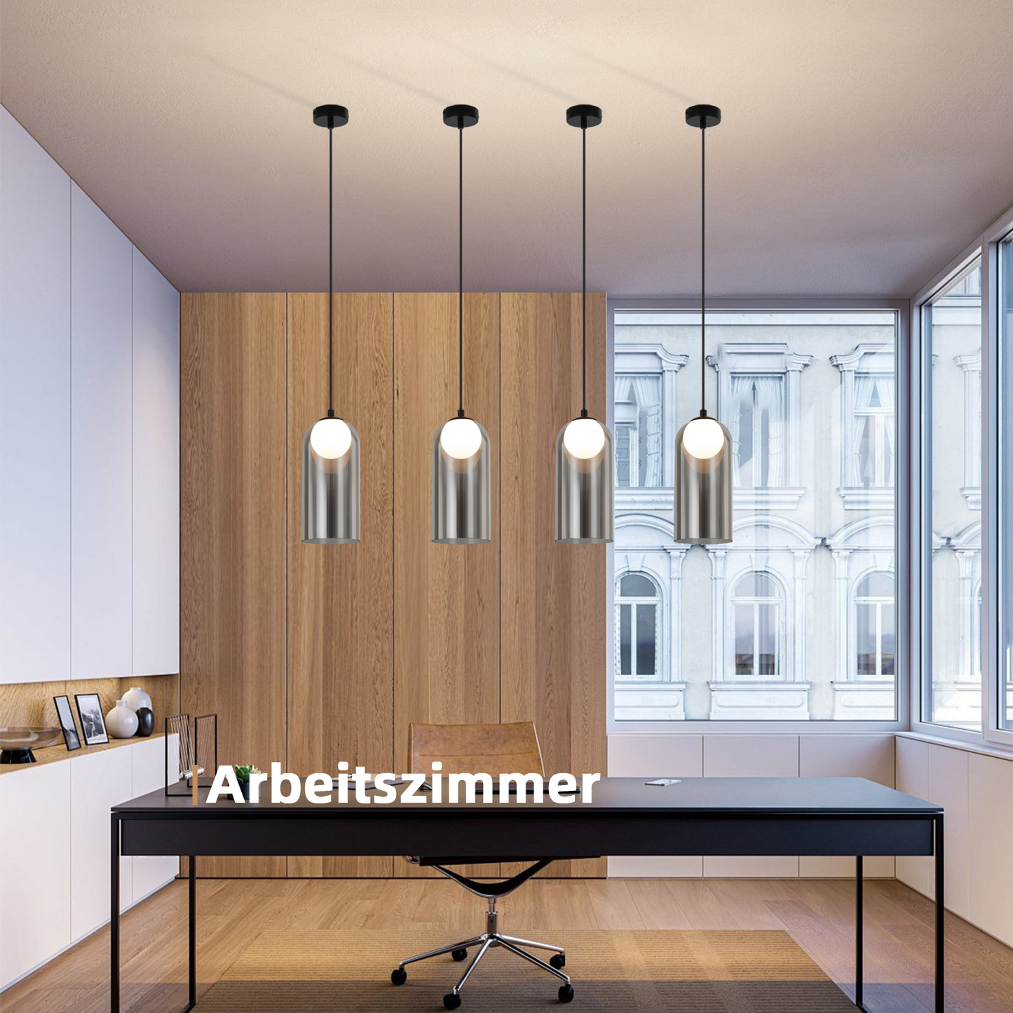 H?ngelampe Esstisch Pendelleuchte Schwarz- 1 Flammig Nachtisch H?ngeleuchte Glas Vintage Esstischlampe H?ngend G9 Pendellampe H?henverstellbar f¨¹r Wohnzimmer Schlafzimmer (ohne Leuchtmittel)