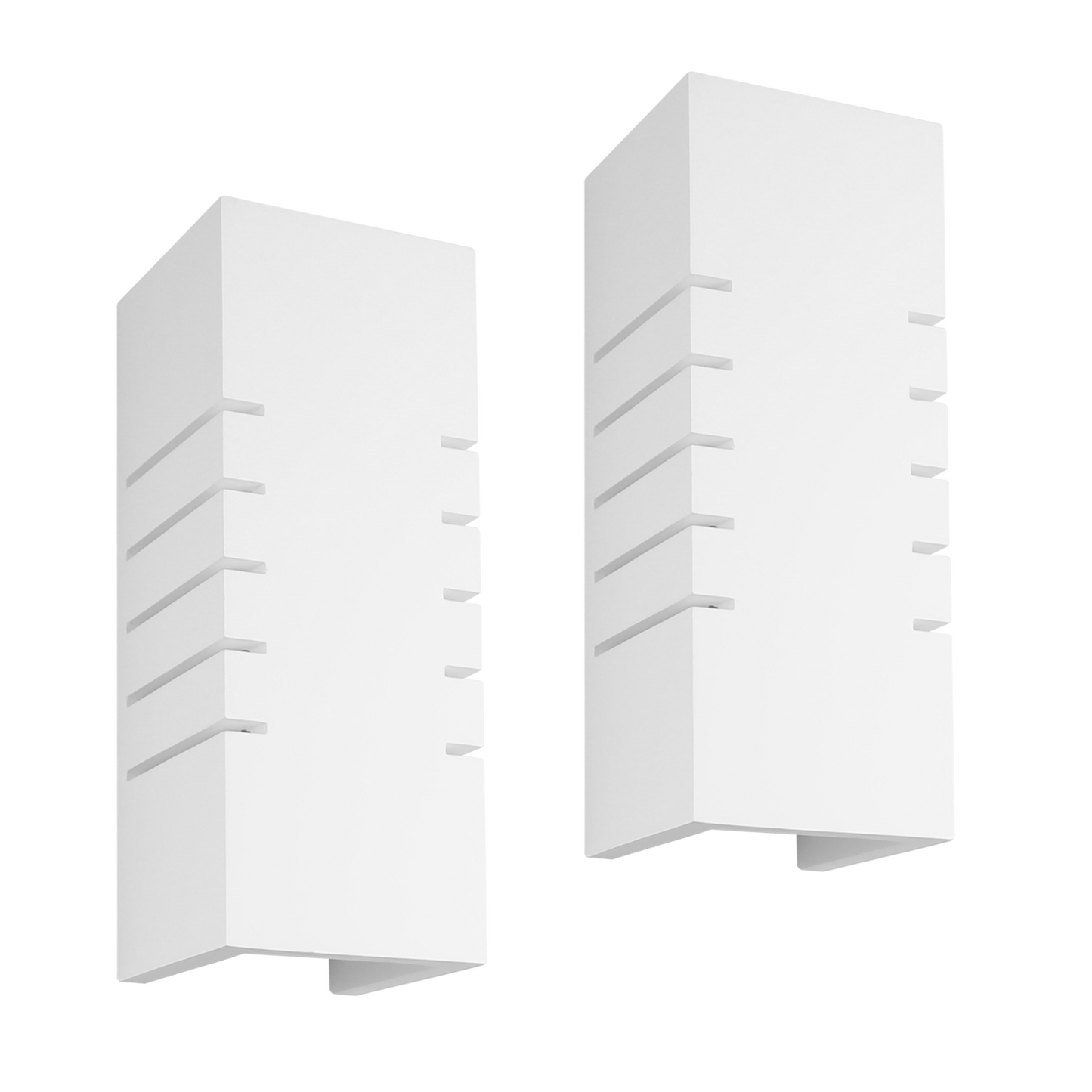 ZMH Wandleuchte Innen Wandlampe Up Down - Modern Design Flur Wandlampen E14 Treppenhaus Beleuchtung Wei? Gipsleuchte Wandbeleuchtung f¨¹r Schlafzimmer Kinderzimmer - Ohne Leuchtmittel