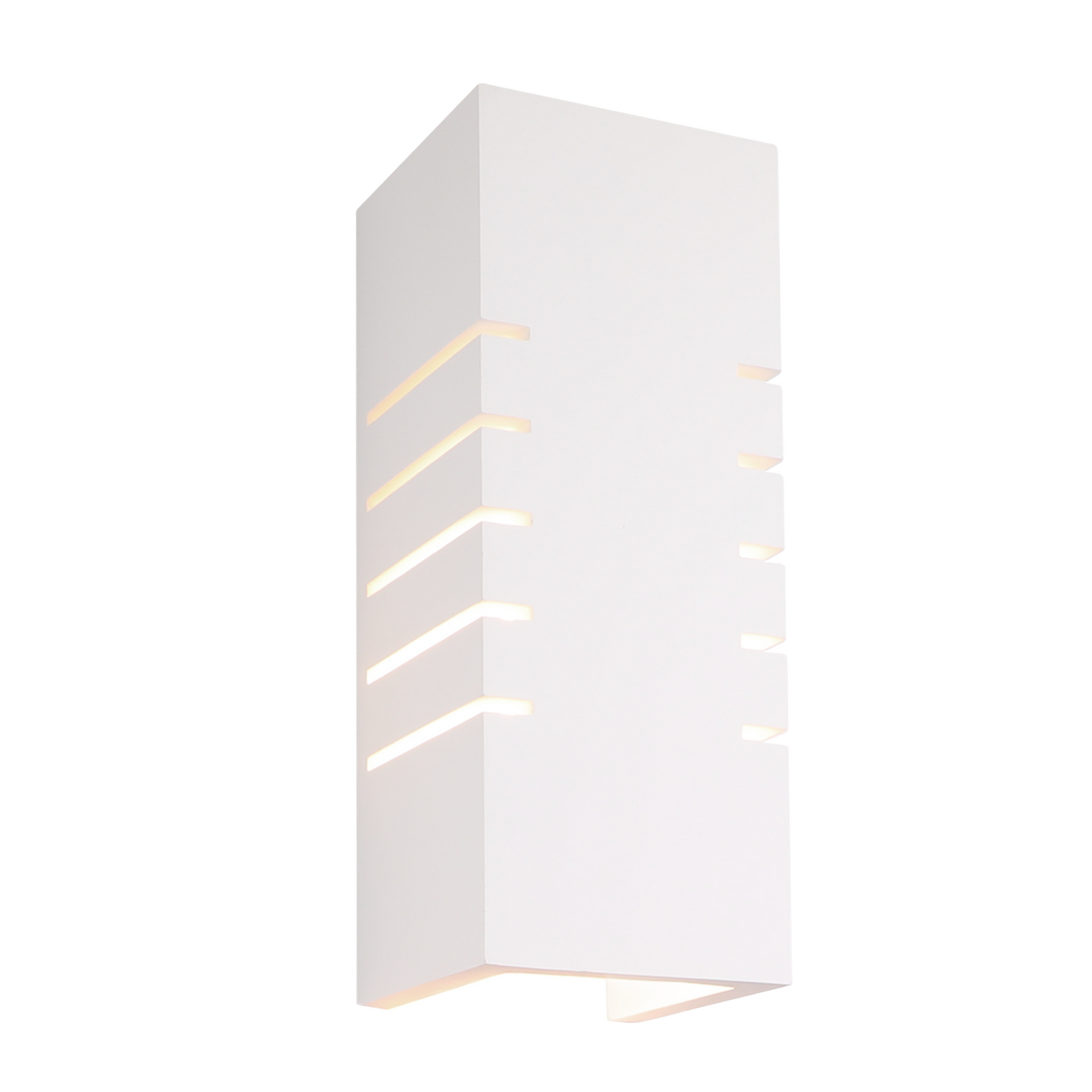 ZMH Wandleuchte Innen Wandlampe Up Down - Modern Design Flur Wandlampen E14 Treppenhaus Beleuchtung Wei? Gipsleuchte Wandbeleuchtung f¨¹r Schlafzimmer Kinderzimmer - Ohne Leuchtmittel