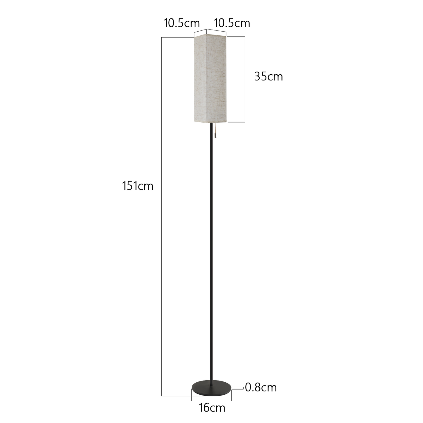 ZMH Stehlampe Wohnzimmer LED Stehleuchte: Dimmbar Standleuchte Vintage Standlampe Beige Lampenschirm 3000K-6500K Wohnzimmerlampe Seilzugschalter Retro Stoff Leselampe f¨¹r Schlafzimmer B¨¹ro