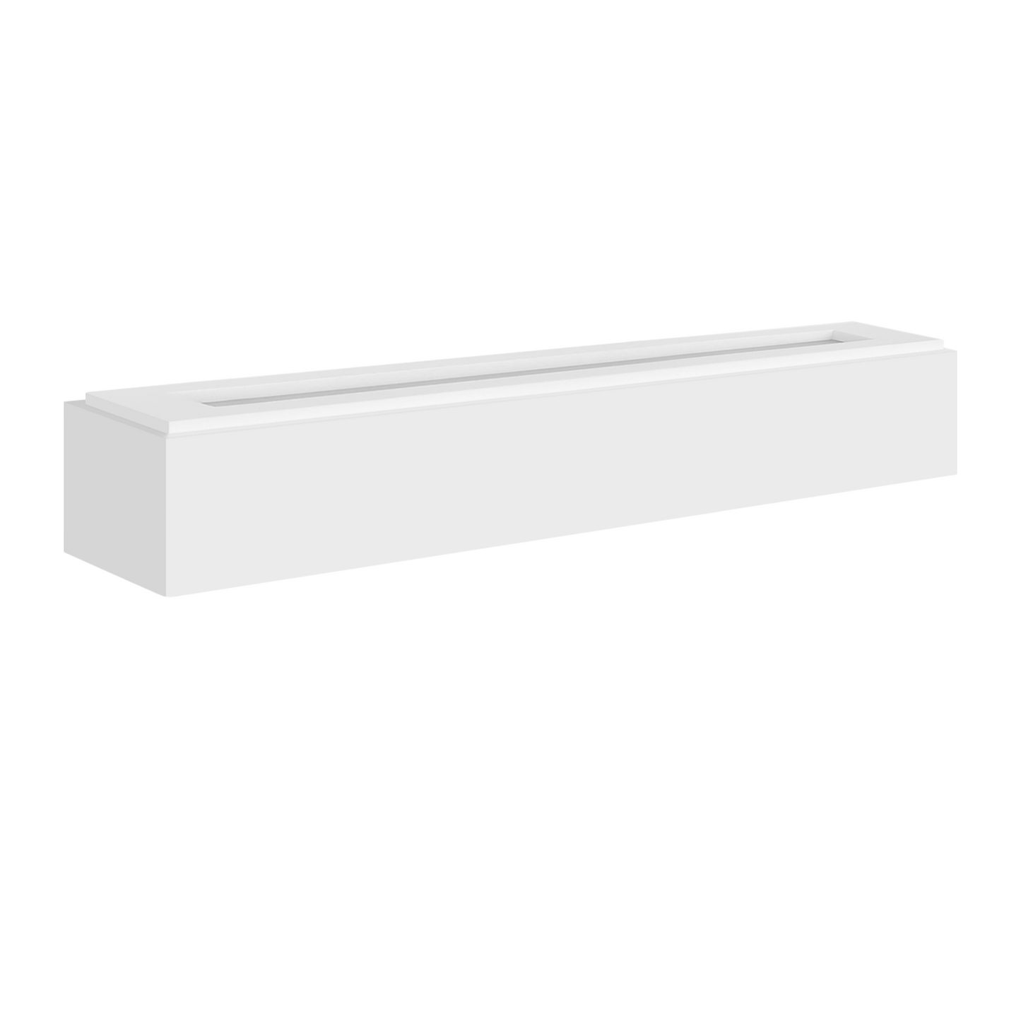 ZMH Wandleuchte Innen Wandlampe Flur - Up and Down Wandleuchten Modern Design G9 Flurlampe Wei? Gipsleuchte Wand Treppenhaus Lampe f¨¹r Wohnzimmer K¨¹che 52CM - Ohne Leuchtmittel