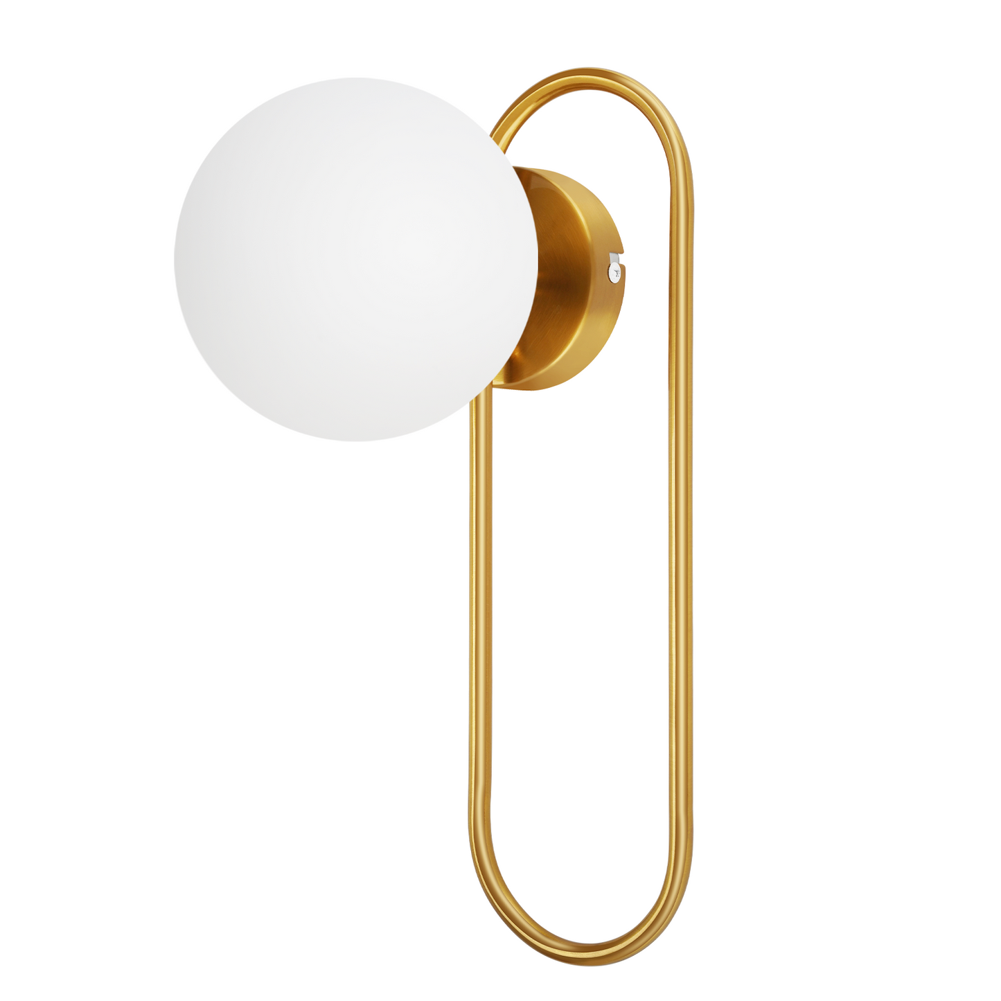 Wandleuchte Innen Wandlampe Flur - Glas Schlafzimmer Wandbeleuchtung Gold Modern Flurlampe Wand Lampen E14 Glaskugel Retro Beleuchtung f¨¹r Treppenhaus Bett Wohnzimmer Hotel (Ohne Leuchtmittel)