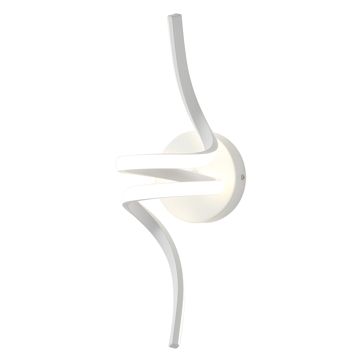 ZMH Wandlampe Innen LED Wandleuchte Modern: Wand Lampe f¨¹r Treppenhaus Flur Wohnzimmer Schlafzimmer Balkon Wei? Design Aluminium Wandbeleuchtung - 7W Warmwei? 3000K