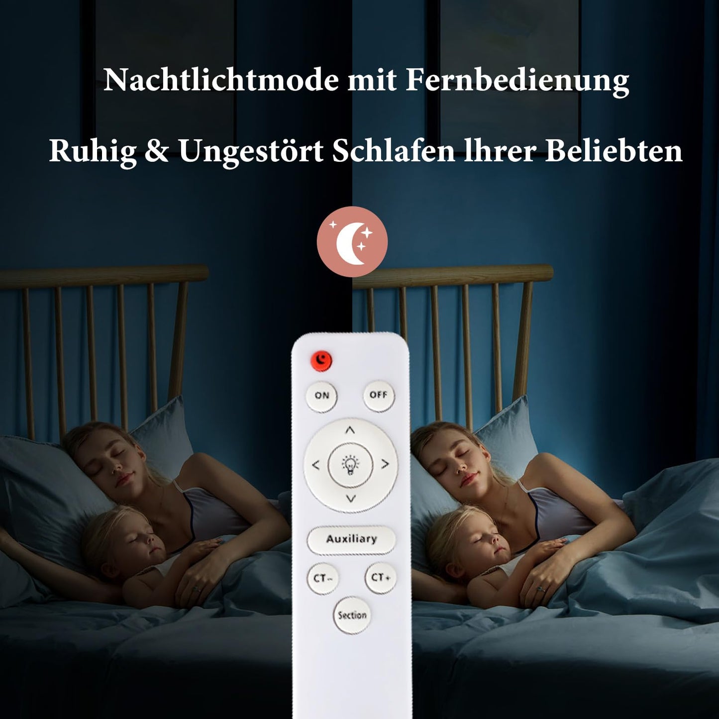 ZMH Deckenlampe LED Deckenleuchte Flach - Schlafzimmerlampe Dimmbar Kellerlampe Badlampe 30W IP44 K¨¹chenlampe Flurlampe ?28cm Rund Badezimmerlampe mit Fernbedienung Wohnzimmer Bad B¨¹ro