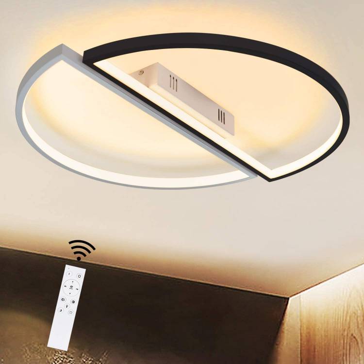 ZMH Deckenlampe LED Deckenleuchte K¨¹che - 20cm Tageslicht Decke Wei? K¨¹chenlampe Lang 13W Flurlampe Innen Kellerlampe 4000K Neutralwei? Tageslichtlampe f¨¹r Flur Keller Garage B¨¹ro Schlafzimmer