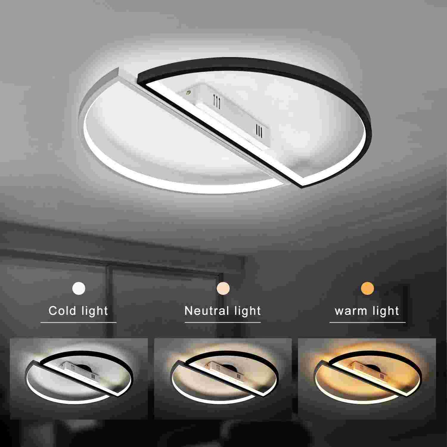 ZMH Deckenlampe LED Deckenleuchte K¨¹che - 20cm Tageslicht Decke Wei? K¨¹chenlampe Lang 13W Flurlampe Innen Kellerlampe 4000K Neutralwei? Tageslichtlampe f¨¹r Flur Keller Garage B¨¹ro Schlafzimmer