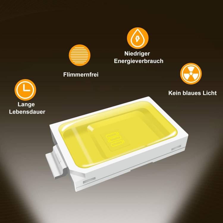 ZMH Deckenlampe LED Deckenleuchte Wohnzimmer - 36W Dimmbar Schwarz Wohnzimmerlampe Design mit Metall Deckenbeleuchtung f¨¹r K¨¹che Esszimmer Jugendzimmer Schlafzimmer