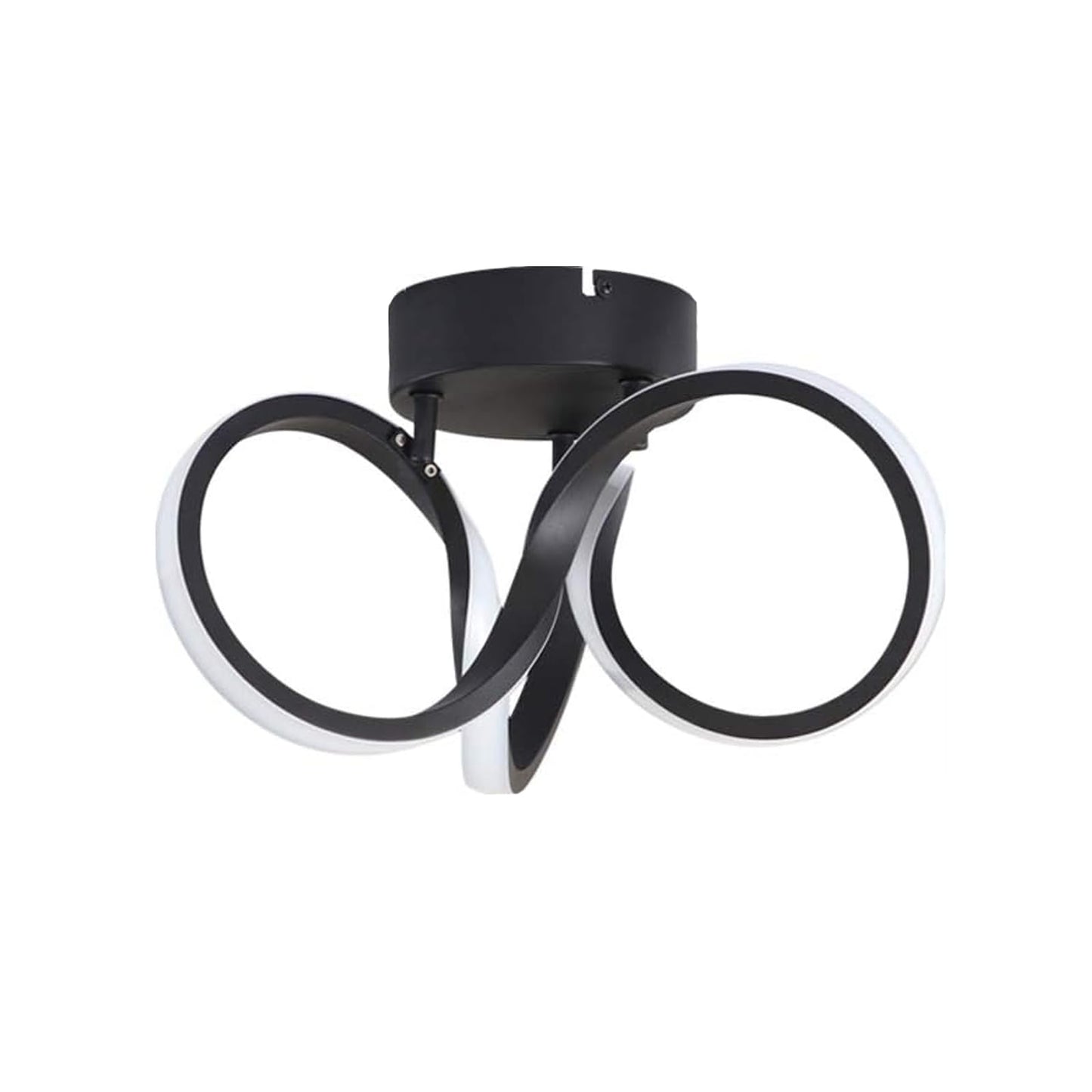 ZMH LED Deckenleuchte wohnzimmer Deckenlampe Schlafzimmer Schwarz ?31cm 19W Innen 3000K Warmwei? f¨¹r Flur B¨¹ro Arbeitszimmer