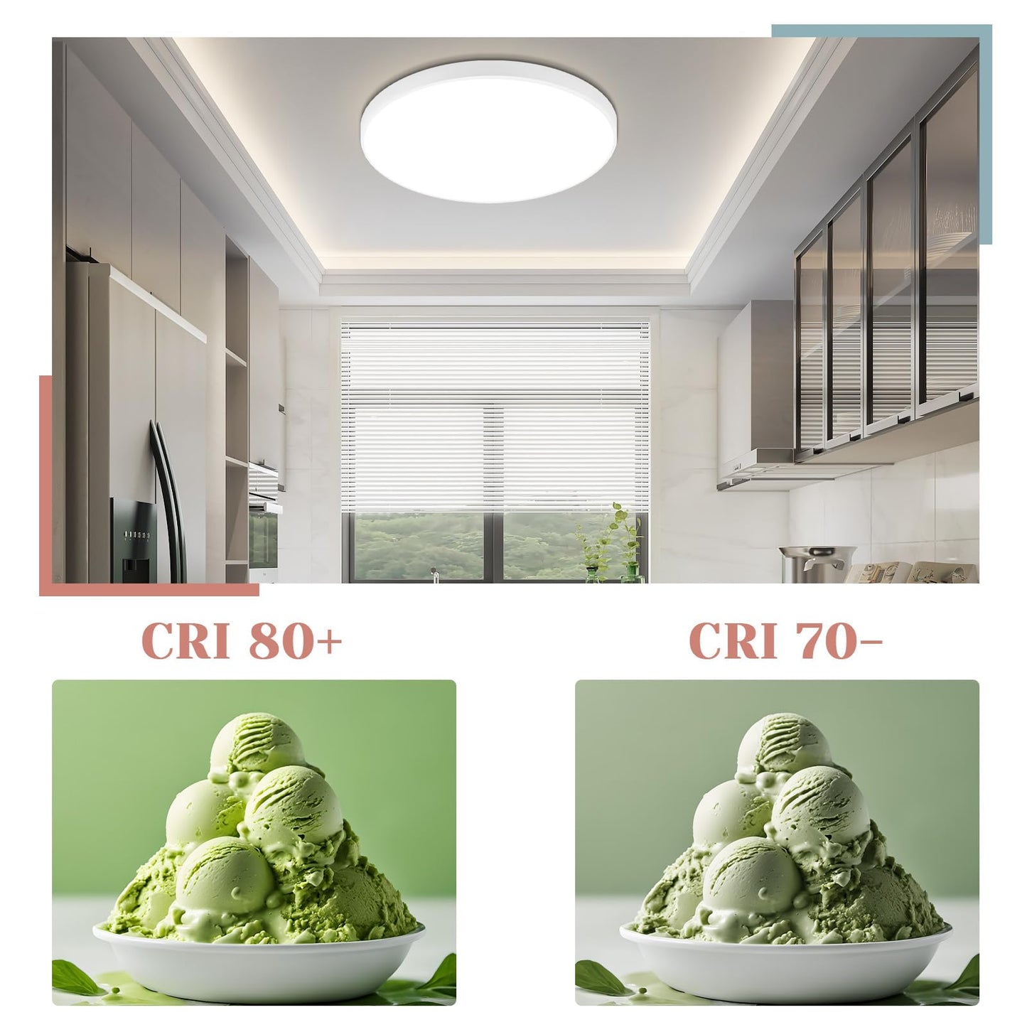 ZMH Deckenlampe LED Deckenleuchte Flach - Schlafzimmerlampe Dimmbar Kellerlampe Badlampe 30W IP44 K¨¹chenlampe Flurlampe ?28cm Rund Badezimmerlampe mit Fernbedienung Wohnzimmer Bad B¨¹ro