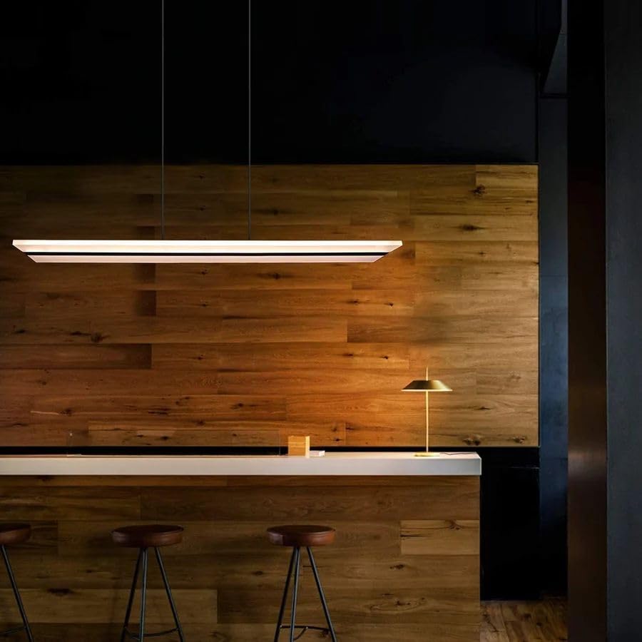 ZMH LED Pendelleuchte Esstisch H?ngeleuchte - Modern Esstischlampe Dimmbar mit Fernbedienung H?ngelampe Acryl Panel Pendellampe Esszimmer K¨¹chenlampe H?ngend f¨¹r B¨¹ro K¨¹che Wohnzimmer Restaurant
