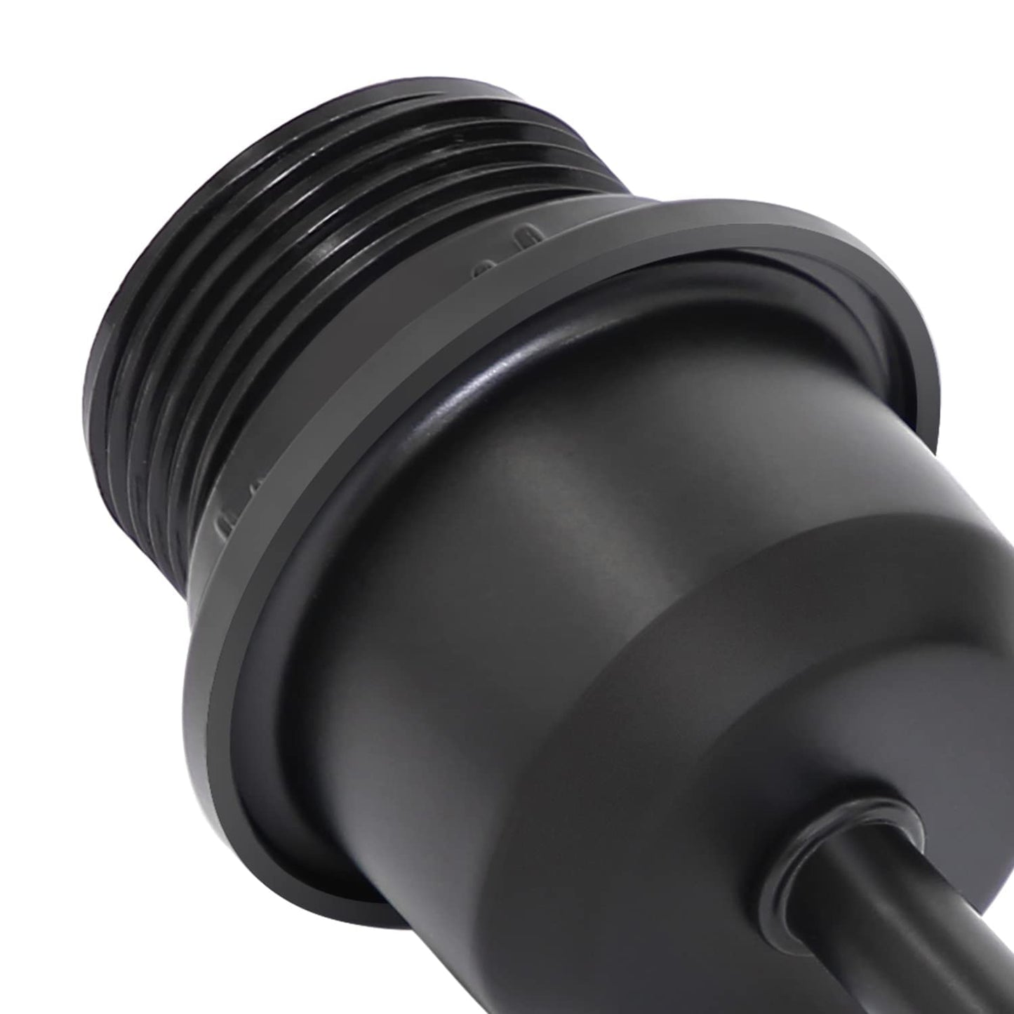 ZMH Tischlampe Vintage Nachttischlampe E27 - Schwarz Schlafzimmer industrial Tischleuchte aus Metall Max. 60W Retro Schreibtischlampe f¨¹r Wohnzimmer Bedside Kinderzimmer B¨¹ro/inkl. Schalter/ohne Birne