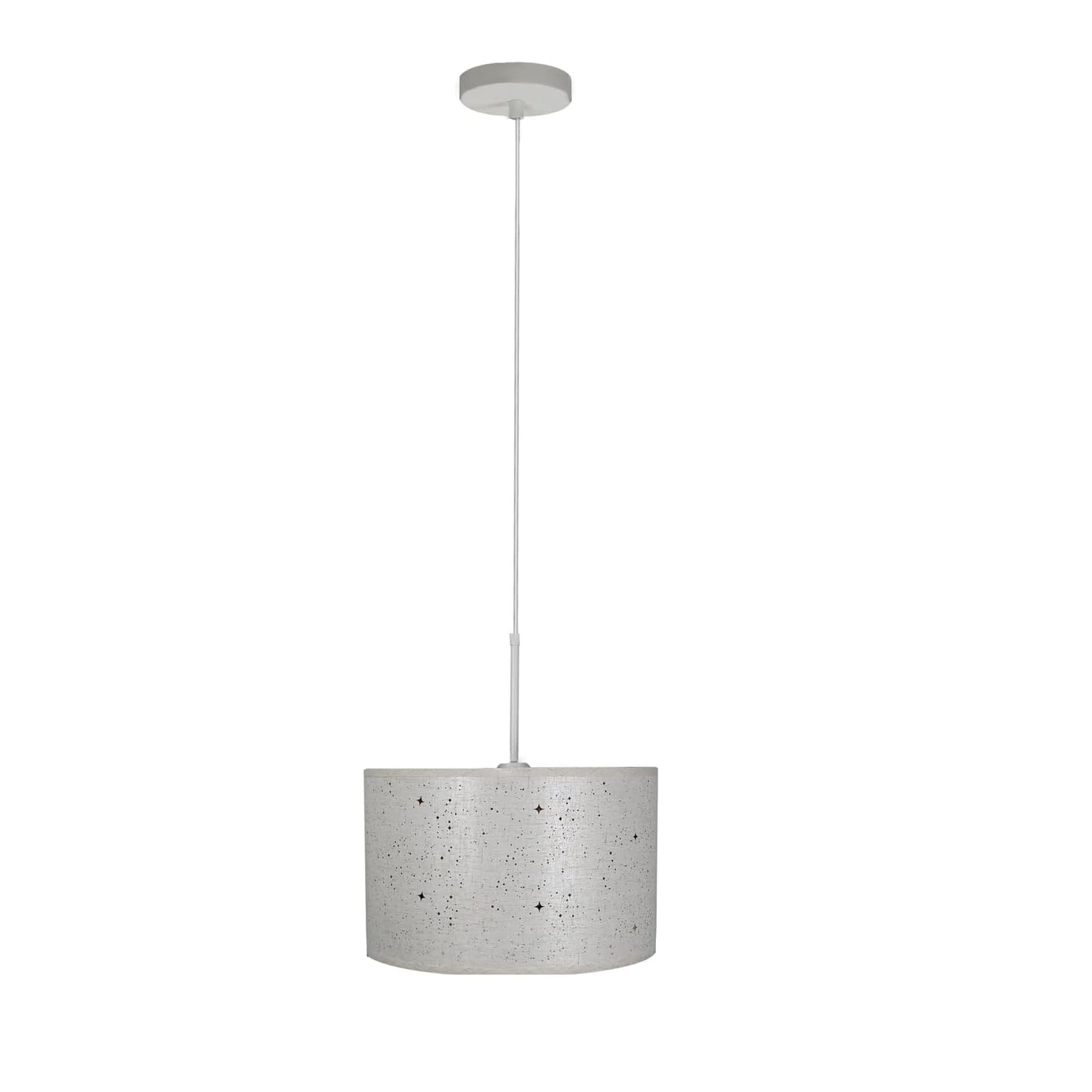 ZMH Pendelleuchte Esstisch H?ngeleuchte Esszimmer - ?38CM Modern H?ngelampe mit Lampenschirm aus Stoff E27 Fassung Pendellampe im Sternenhimmel Design f¨¹r Schlafzimmer Wohnzimmer - ohne Leuchtmittel