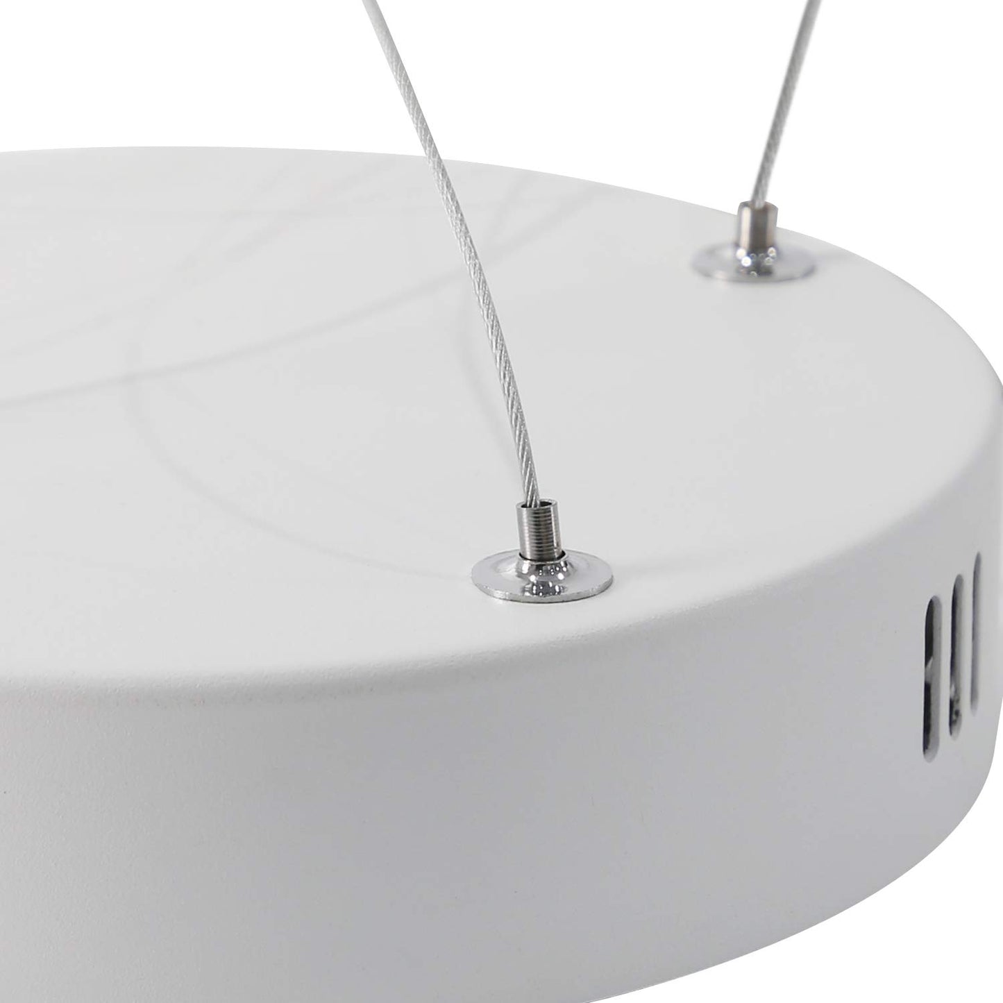 ZMH Pendelleuchte LED Pendellampe Dimmbar mit Fernbedienung 54W Esstischlampe Esstisch Wei? H?ngelampe Ring H?henverstellbar Esszimmerlampe f¨¹r Wohnzimmer Schlafzimmer Arbeitszimmer B¨¹ro Esszimmer