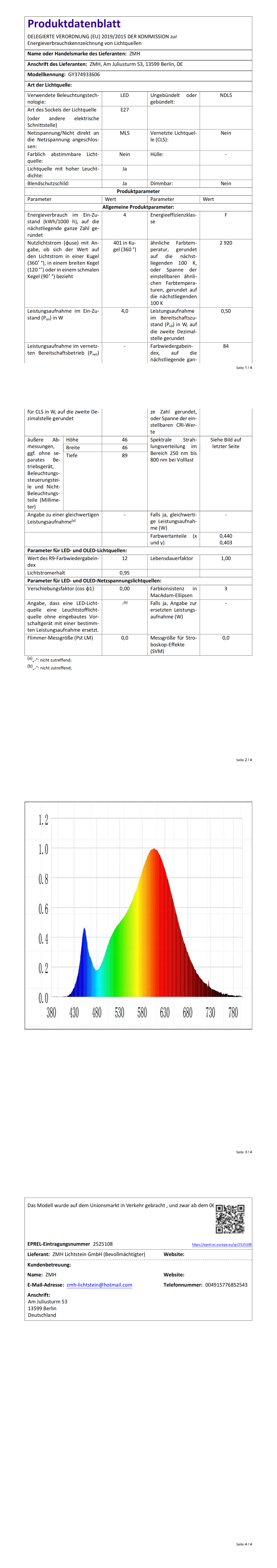 ZMH LED Glühbirne mit Fernbedienung E27 RGB Lampe - 2er Pack LED Farbwechsel Lampe Dimmbar 4W Farbige Birne Leuchtmittel Warmweiß 3000K Bunt Edison Bulb Deko für Party Bar KTV