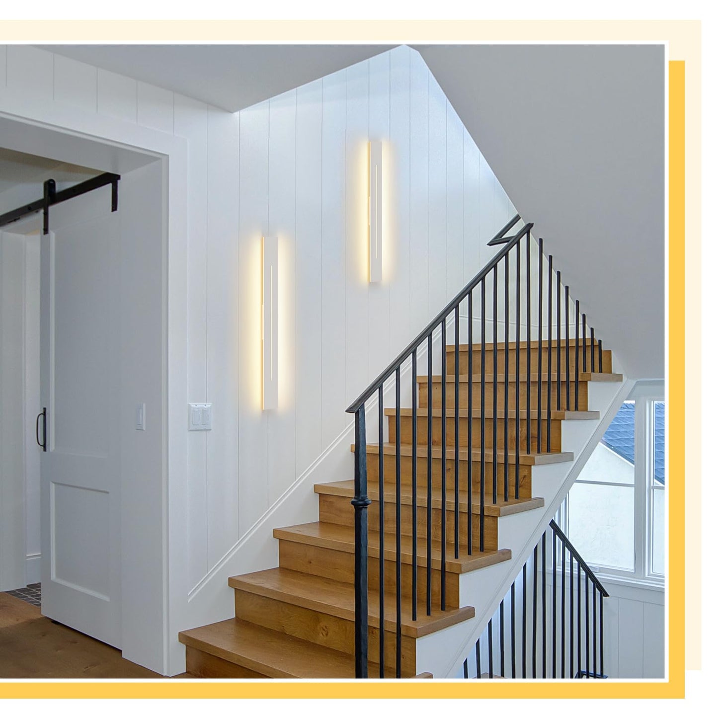 ZMH Wandlampe led Wandleuchte innen - 60CM Up Down Wohnzimmerlampe Flur 3000K Warmwei? Modern 31W Flurlampe Wei? Bettlampe Wandbeleuchtung f¡§1r Treppenhaus Wohnzimmer Schlafzimmer Kinderzimmer