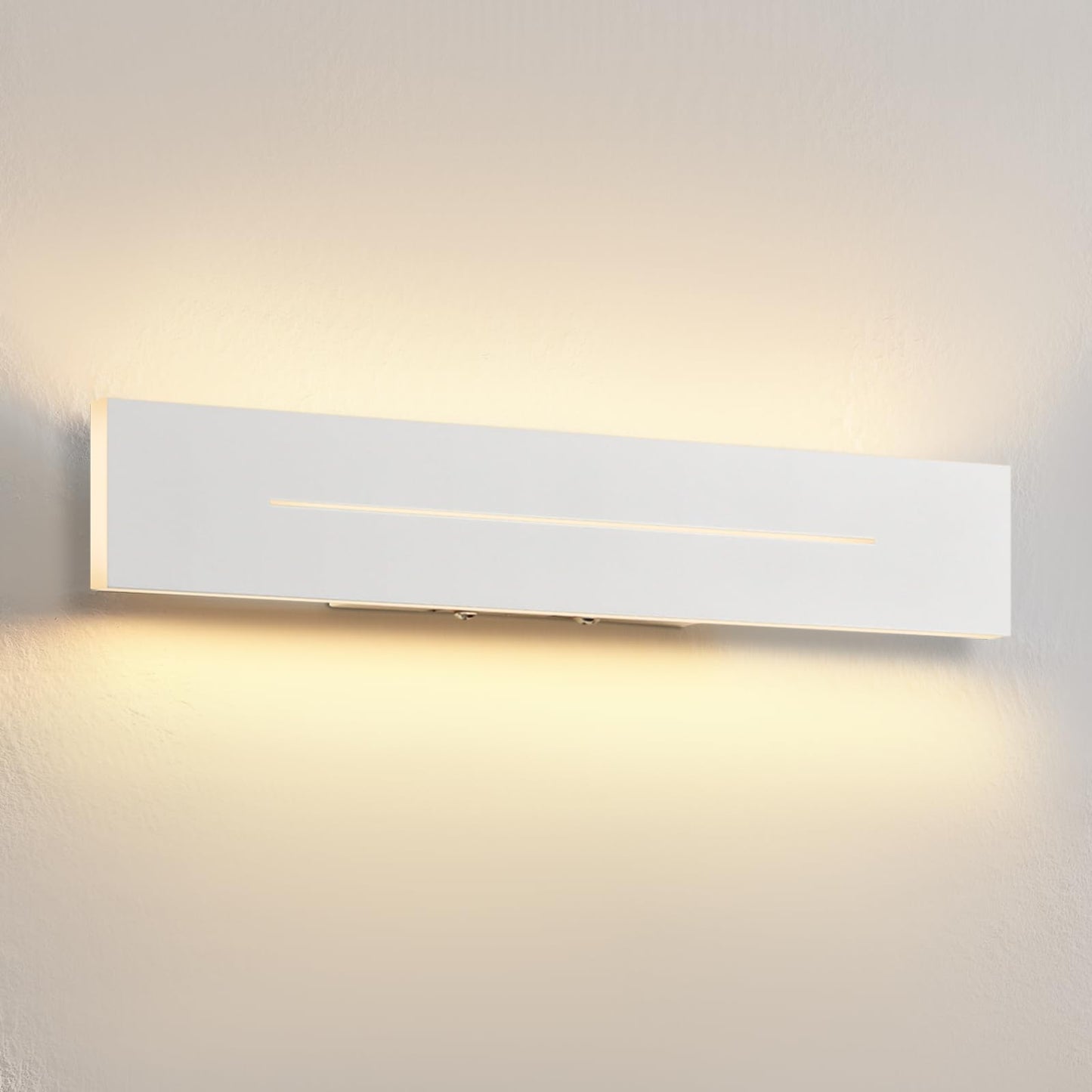 ZMH Wandleuchte Innen Wandlampe LED- 30CM Modern Flurlampe Wohnzimmerlampe Warmwei? Schlafzimmer Treppenhauslampe Wei? 8W Wandbeleuchtung f¨¹r Flur Treppenhaus Wohnzimmer Schlafzimmer