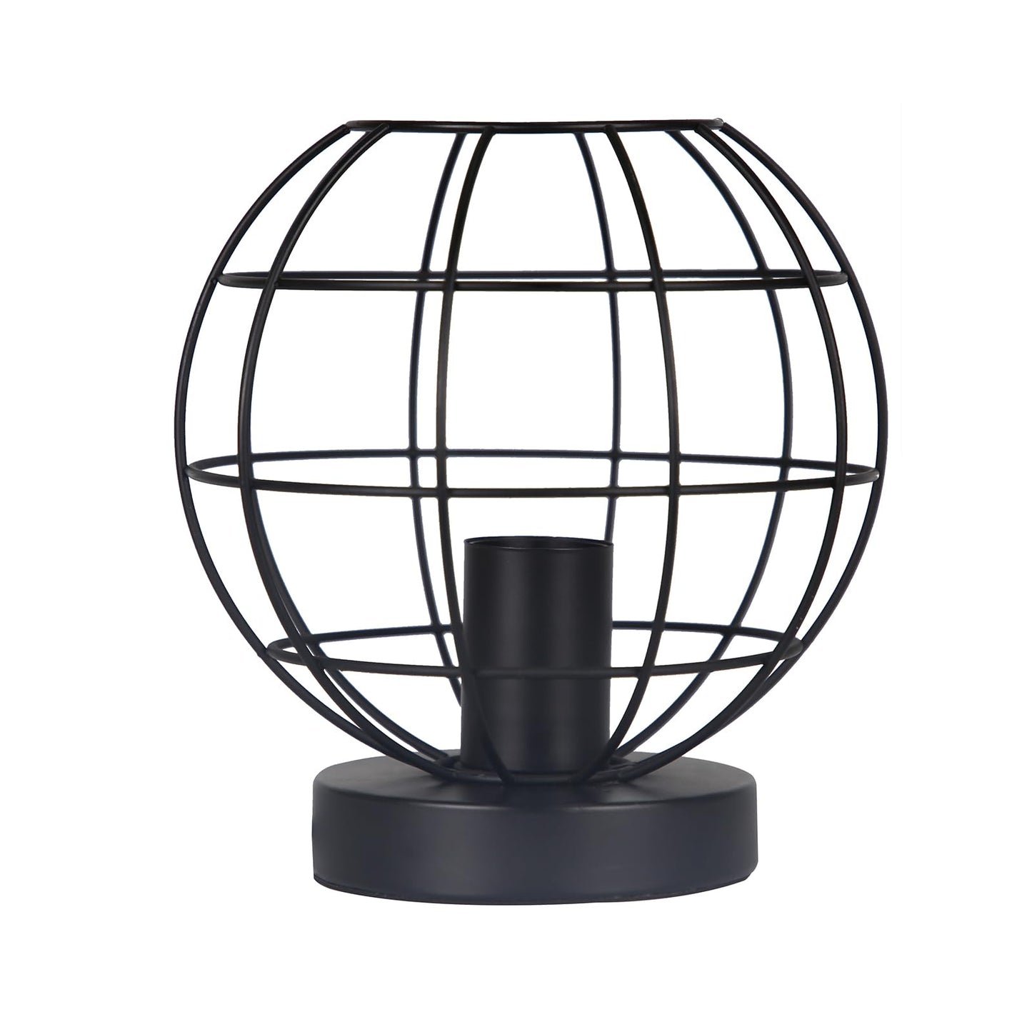 ZMH Tischlampe Vintage Tischleuchte Schwarz - Retro Nachttischlampe Lampe E27 Fassung aus Metall Industrial Deko f¨¹r Wohnzimmer Kinderzimmer Schreibtisch Schlafzimmer - Max 40W - Ohne Leuchtmittel