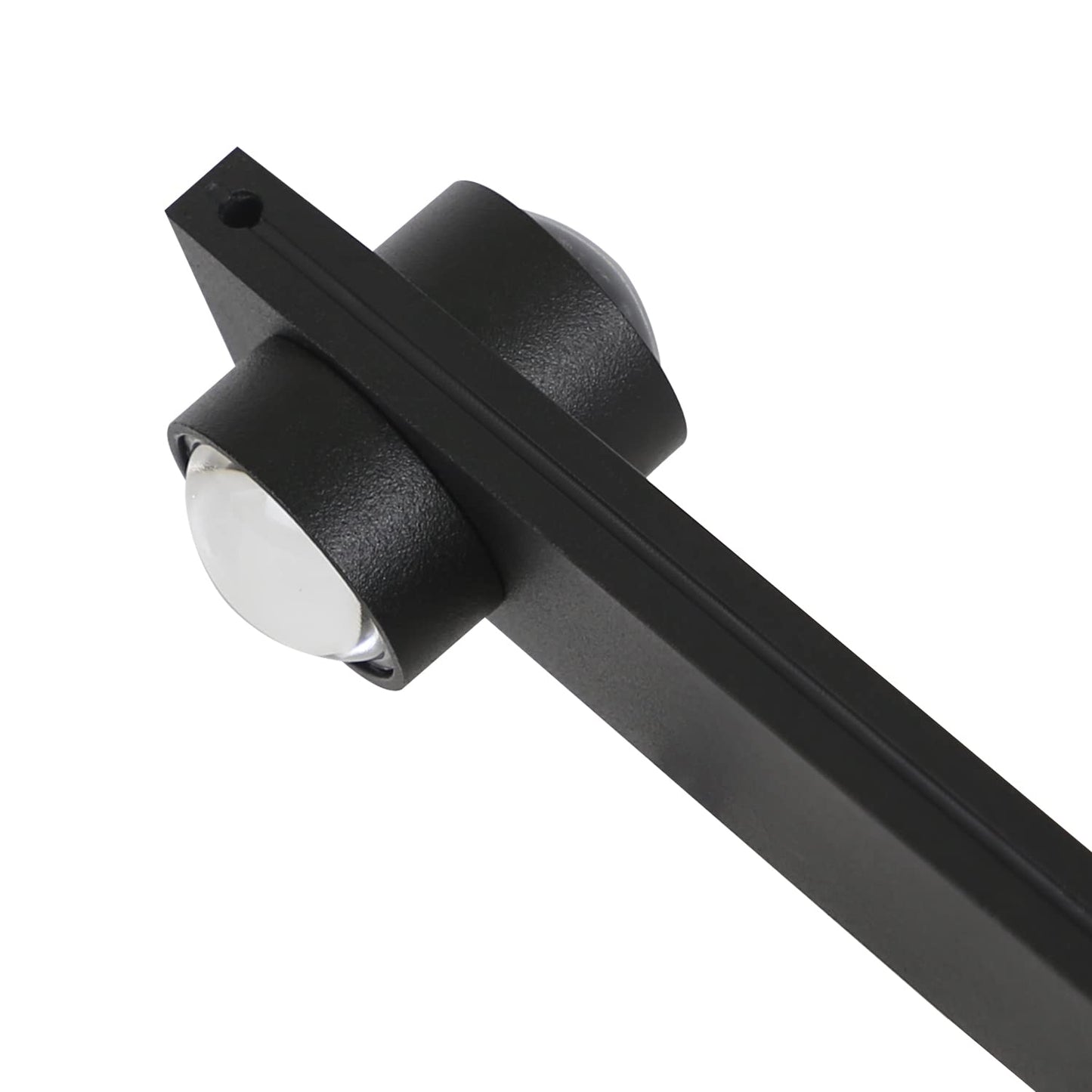 ZMH LED Wandleuchte innen schwarz Wandlampe - 7W Modern Treppenhaus Wandbeleuchtung 3000K Warmwei? Up Down Spotlich Wohnzimmer Wandlicht Flurlampe aus Metall Wanddeko f¨¹r Schlafzimmer Kinderzimmer
