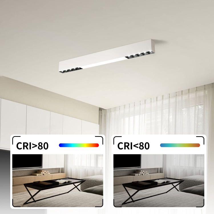 ZMH Deckenlampe LED Deckenleuchte Schlafzimmer - 30W B¨¹rolampe Decke 53CM Lang Wohnzimmerlampe Dimmbar mit Fernbedienung Schlafzimmerlampe Modern B¨¹ro Deckenbeleuchtung f¨¹r Wohnzimmer Flur