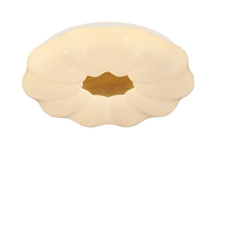 ZMH Deckenlampe LED Deckenleuchte Schlafzimmer - Rund ?28cm Schlafzimmerlampe 15W mit Sternenhimmel Design Modern Flurlampe Neturalwei? Deckenbeleuchtung f¨¹r Wohnzimmer Esszimmer Flur B¨¹ro
