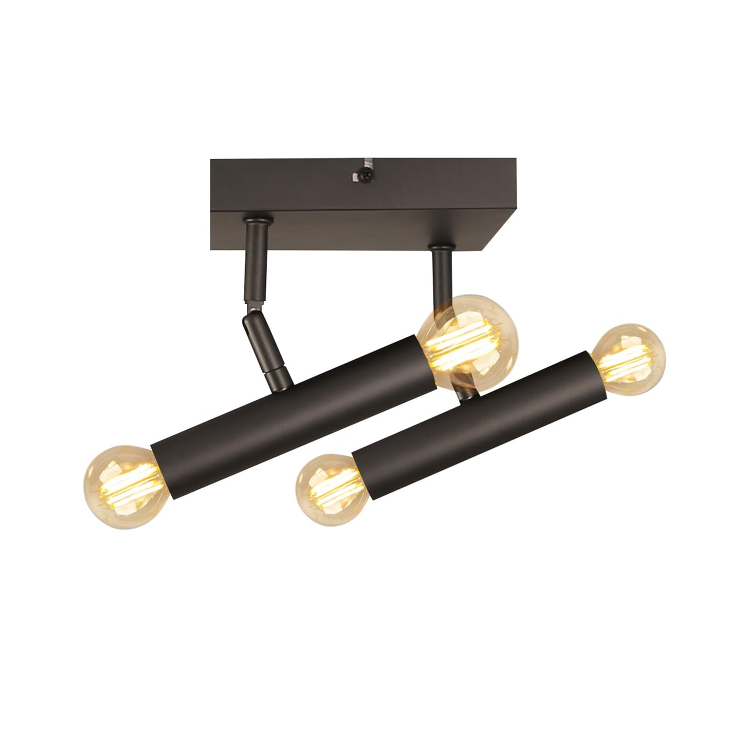 ZMH Wandleuchte innen Vintage Vandlampe Klein Spotleuchte Wandspot 4 Flammig aus Metall E14 Fassung Modern Wandstrahler f¨¹r K¨¹che Flur kinderzimmer Wohnzimmer Schlafzimmer - Ohne Leuchtmittel