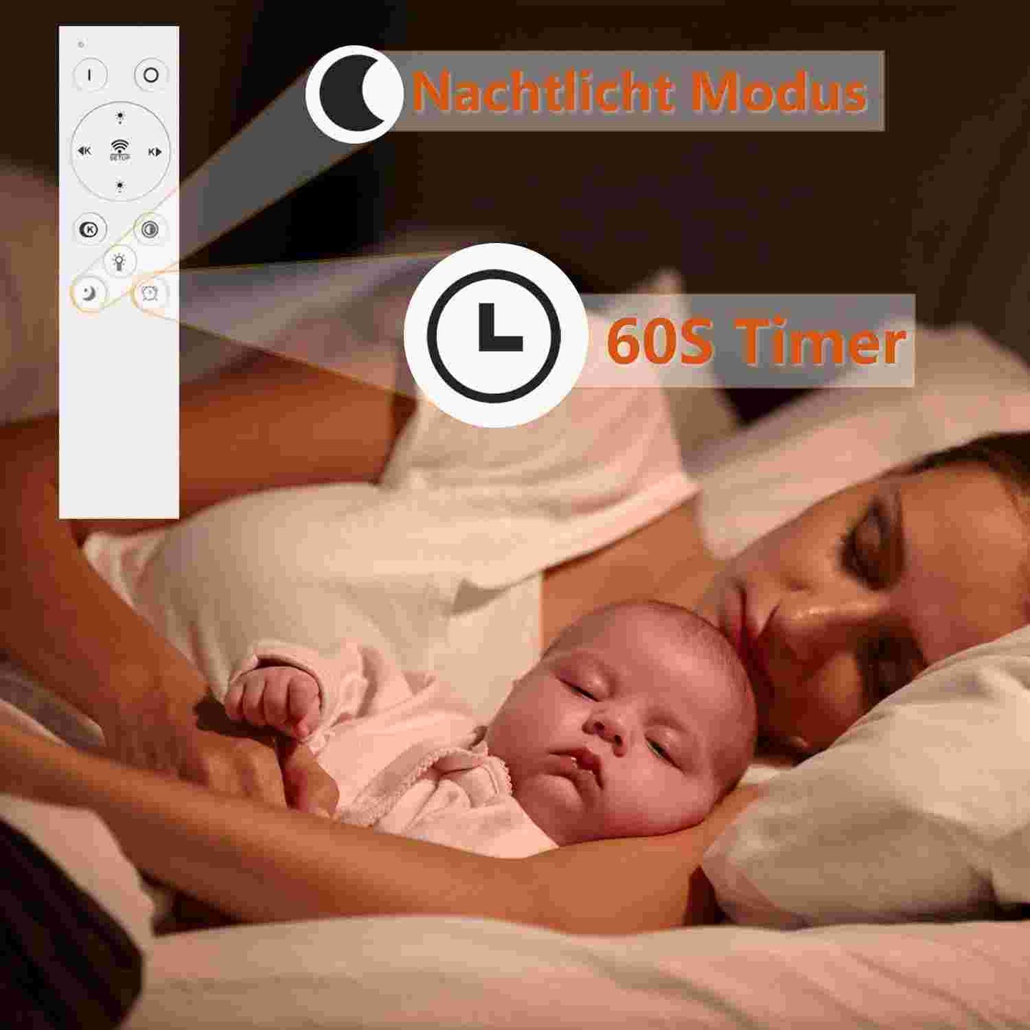 ZMH Deckenlampe LED Deckenleuchte Wohnzimmer - 36W Dimmbar Schwarz Wohnzimmerlampe Design mit Metall Deckenbeleuchtung f¨¹r K¨¹che Esszimmer Jugendzimmer Schlafzimmer