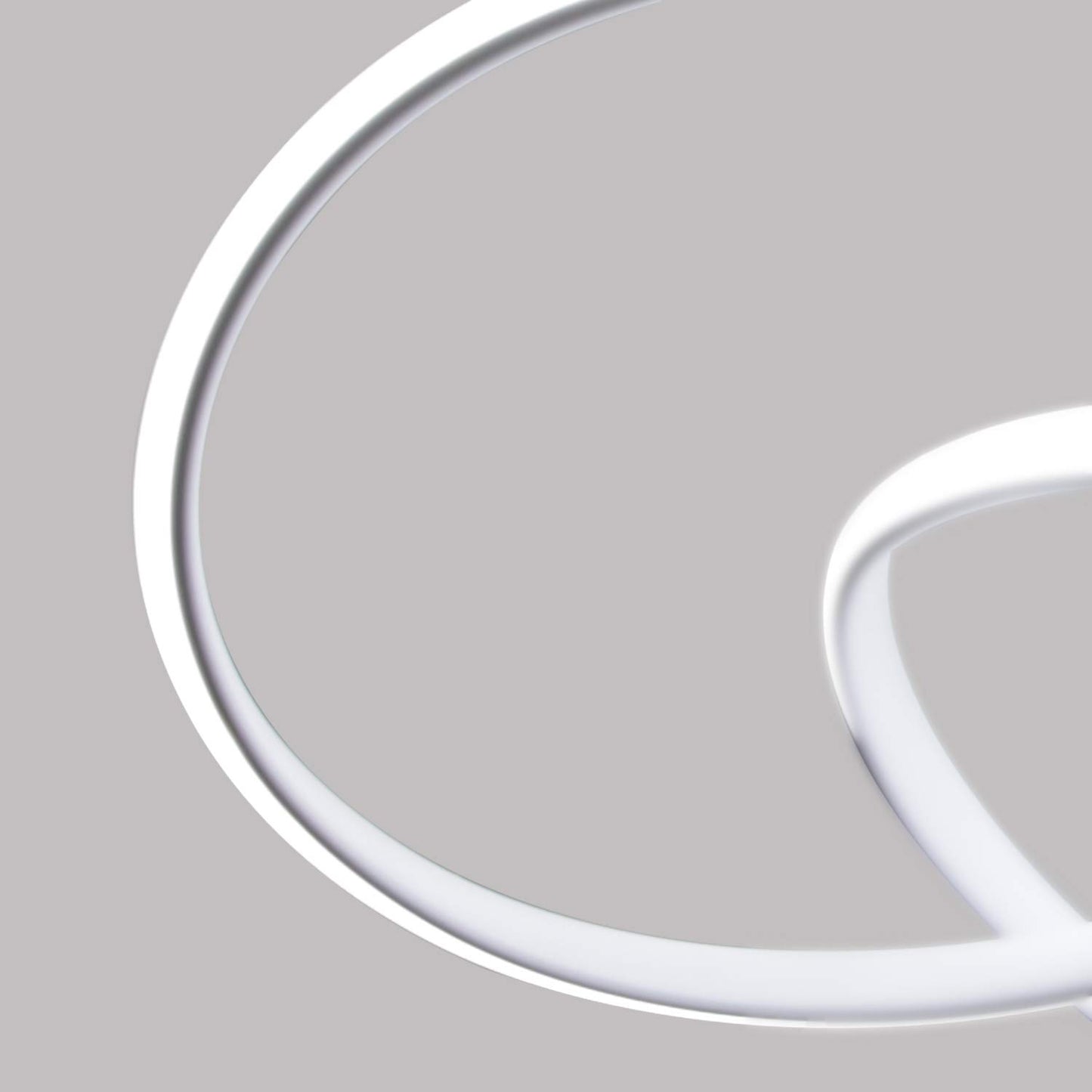 ZMH LED Pendelleuchte Esstisch in Wei? Moderne H?ngelampe ?62cm Ringe Kronleuchter Wohnzimmer 62W Dimmbar mit Fernbedienung H?he Einstellbar Innen Beleuchtung Pendant Lamp Restaurant Schlafzimmer