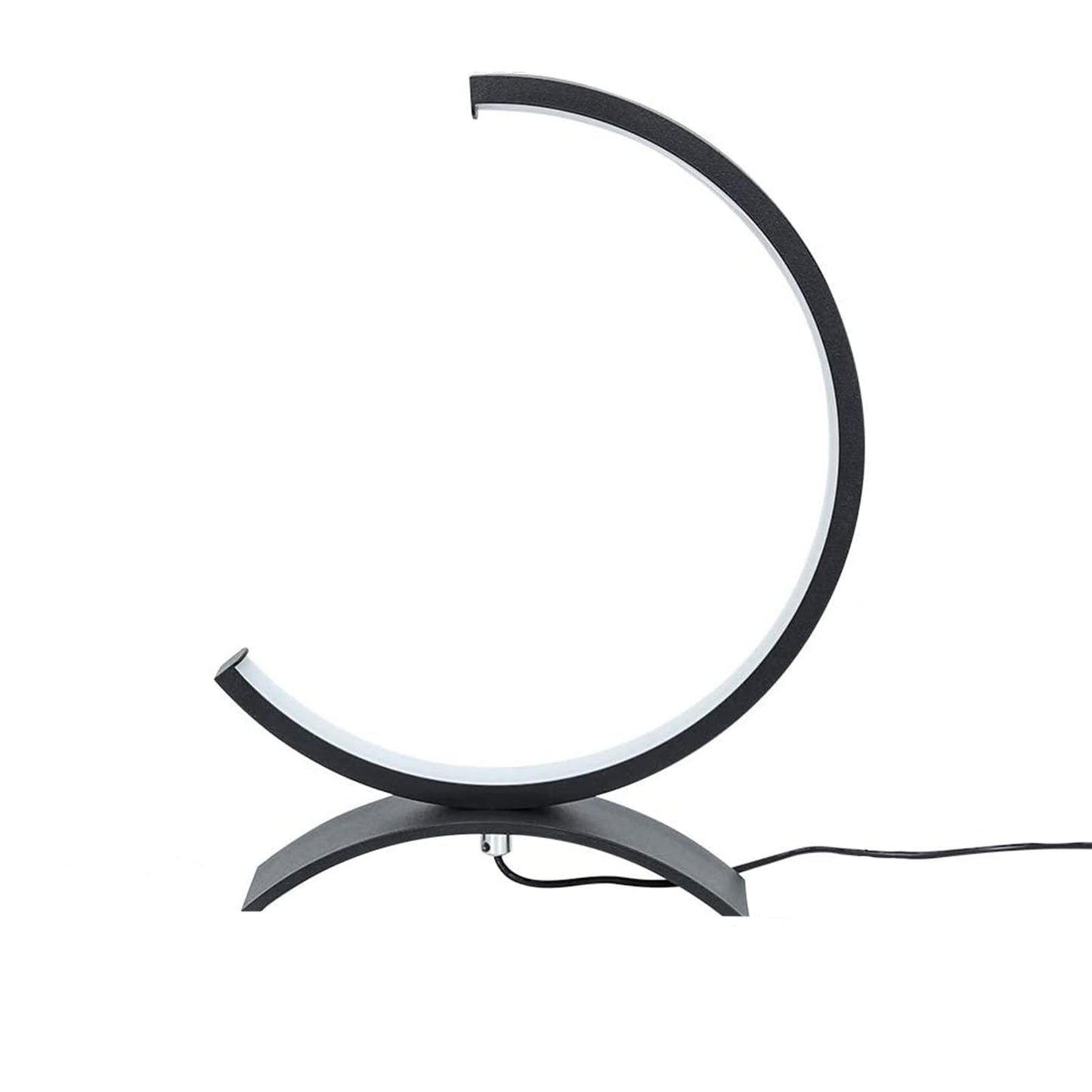 ZMH Led Tischlampe Dimmbar Nachttischlampe - Schwarz Tischleuchte aus Metall Design 7W Modern Nachttischleuchte Leselampe mit 3M Kabel f¨¹r Wohnzimmer Schlafzimmer Nachttisch Tisch