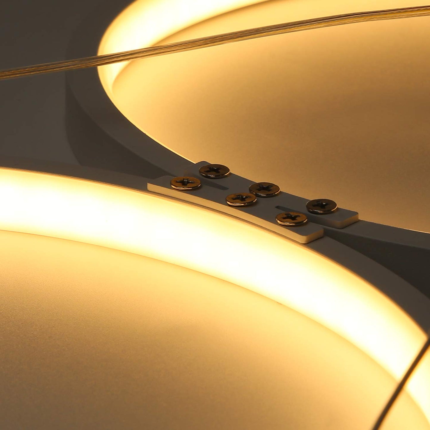 ZMH Pendelleuchte LED Pendellampe Dimmbar mit Fernbedienung 54W Esstischlampe Esstisch Wei? H?ngelampe Ring H?henverstellbar Esszimmerlampe f¨¹r Wohnzimmer Schlafzimmer Arbeitszimmer B¨¹ro Esszimmer