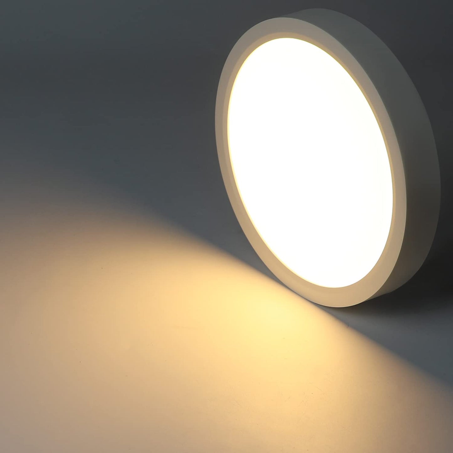 ZMH Deckenlampe LED Deckenleuchte Flach - 3ER Badlampe 15W Warmwei? ?22cm Badezimmer Deckenbeleuchtung Schlafzimmerlampe IP44 Wasserdicht Badezimmerlampe Rund Flurlampe f¨¹r Bad Schlafzimmer K¨¹che